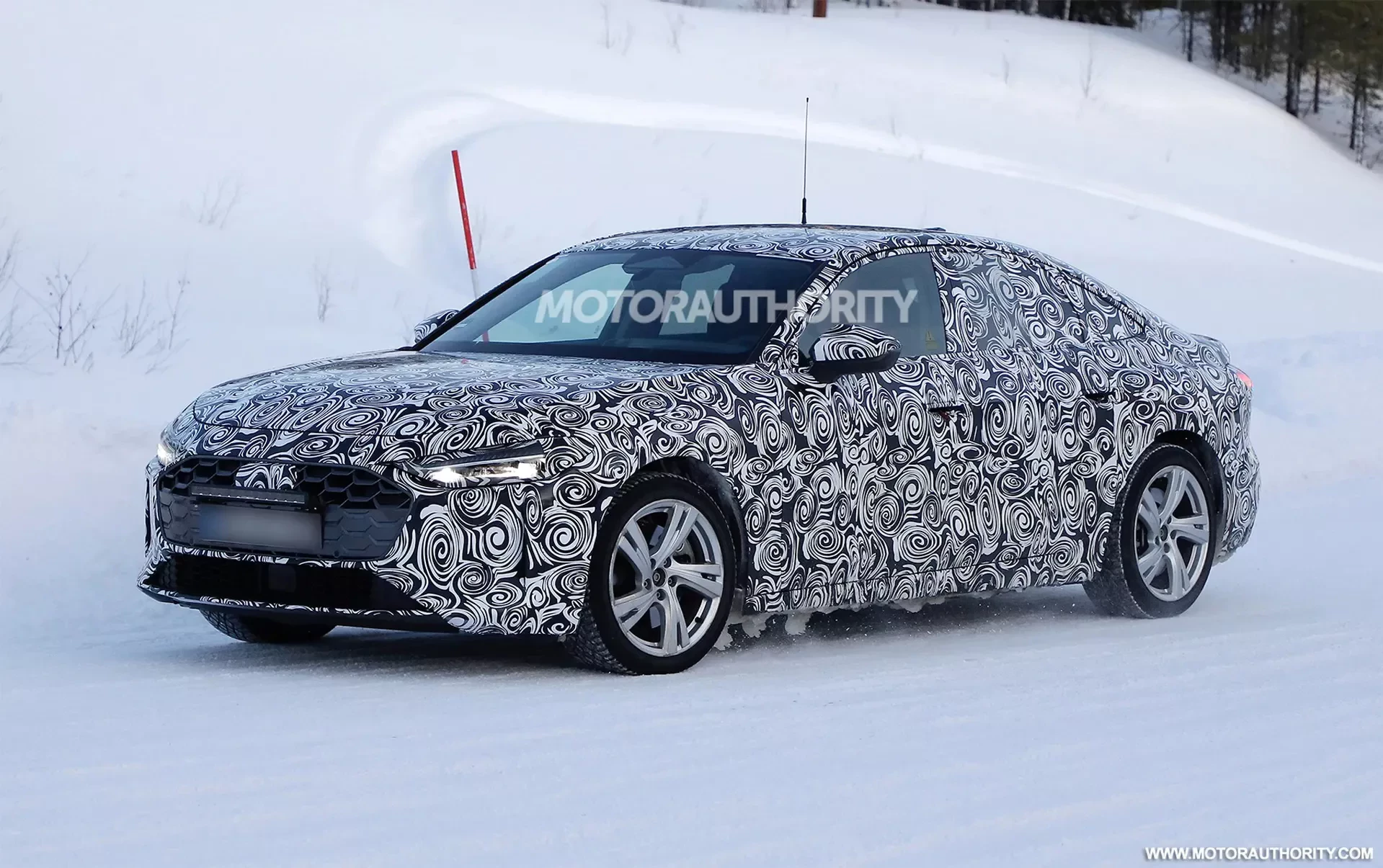 zdjecia szpiegowskie Audi A5 Sportback 2025