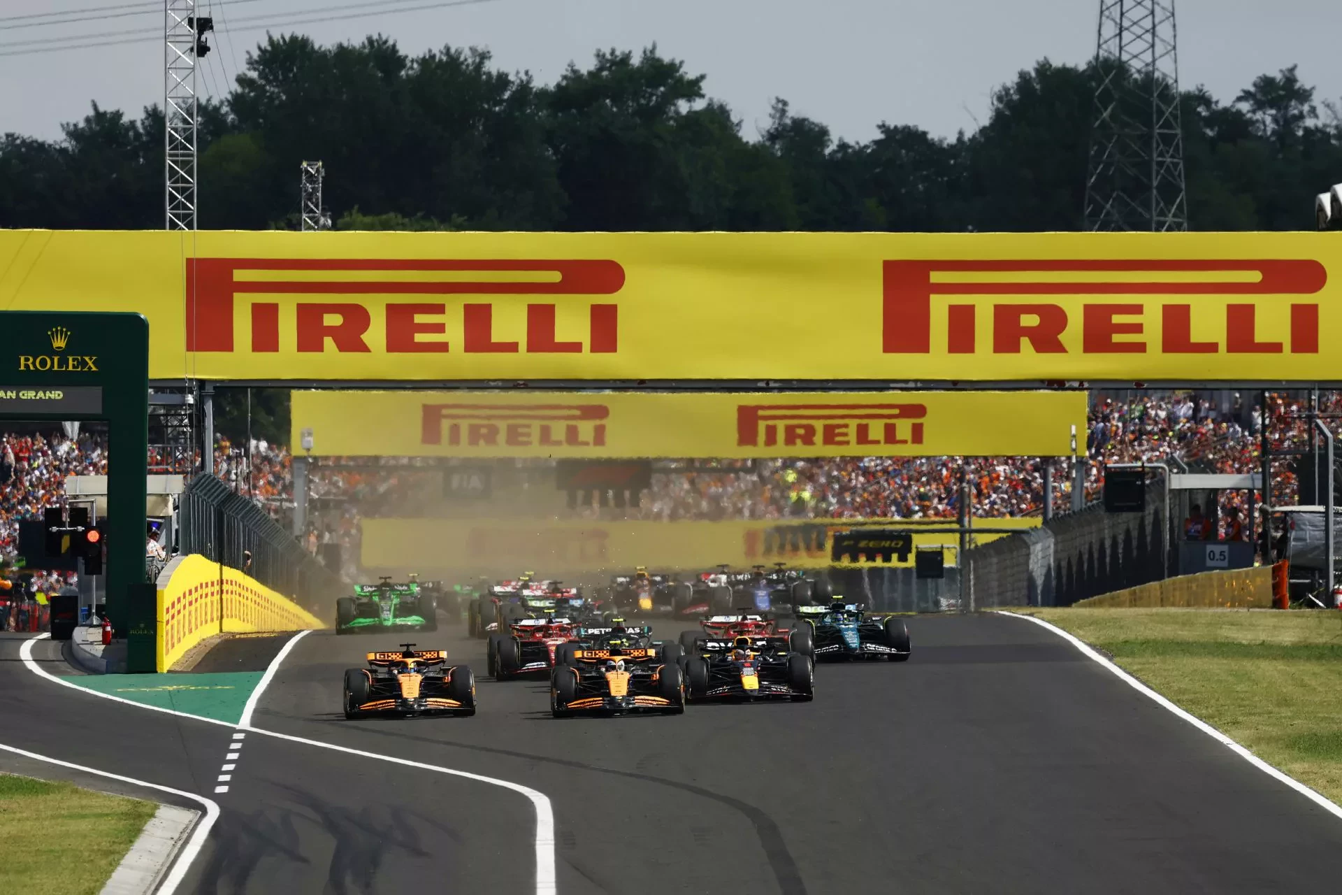 F1 Formuła 1 Grand Prix Węgier McLaren Red Bull Norris Verstappen
