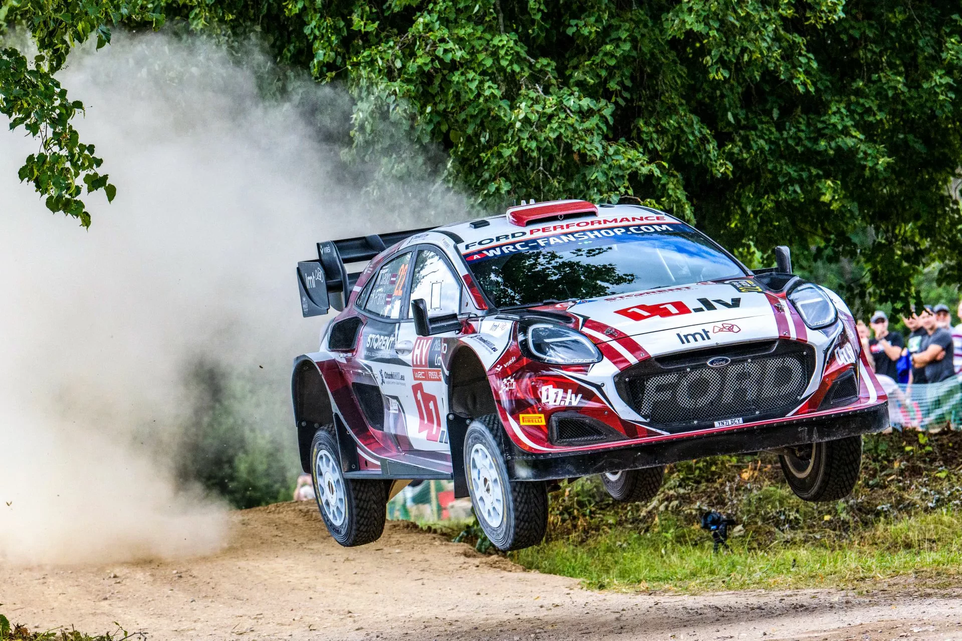 WRC Rajd Łotwy Martins Sesks M-Sport Ford