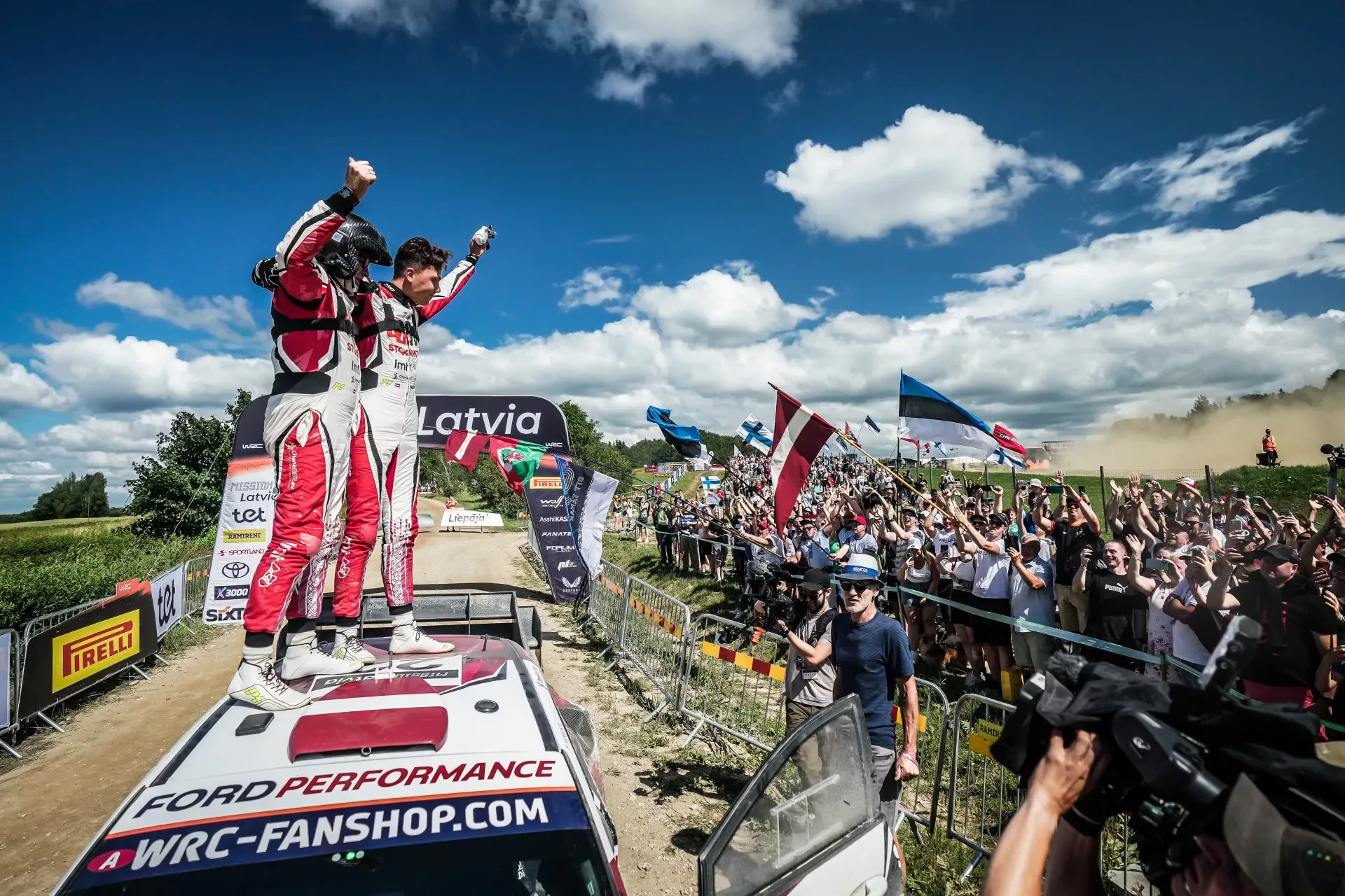 WRC Rajd Łotwy Martins Sesks M-Sport Ford
