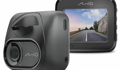 Wideorejestrator-MIO-MiVue-C595W-Czarny-front-tyl