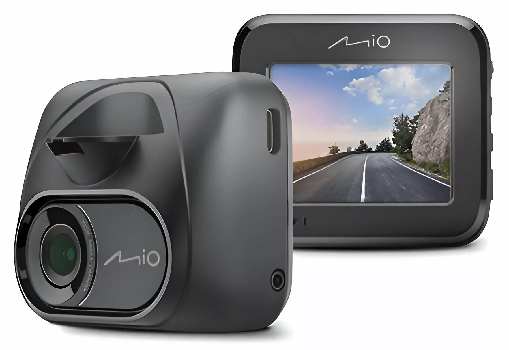 Wideorejestrator-MIO-MiVue-C595W-Czarny-front-tyl