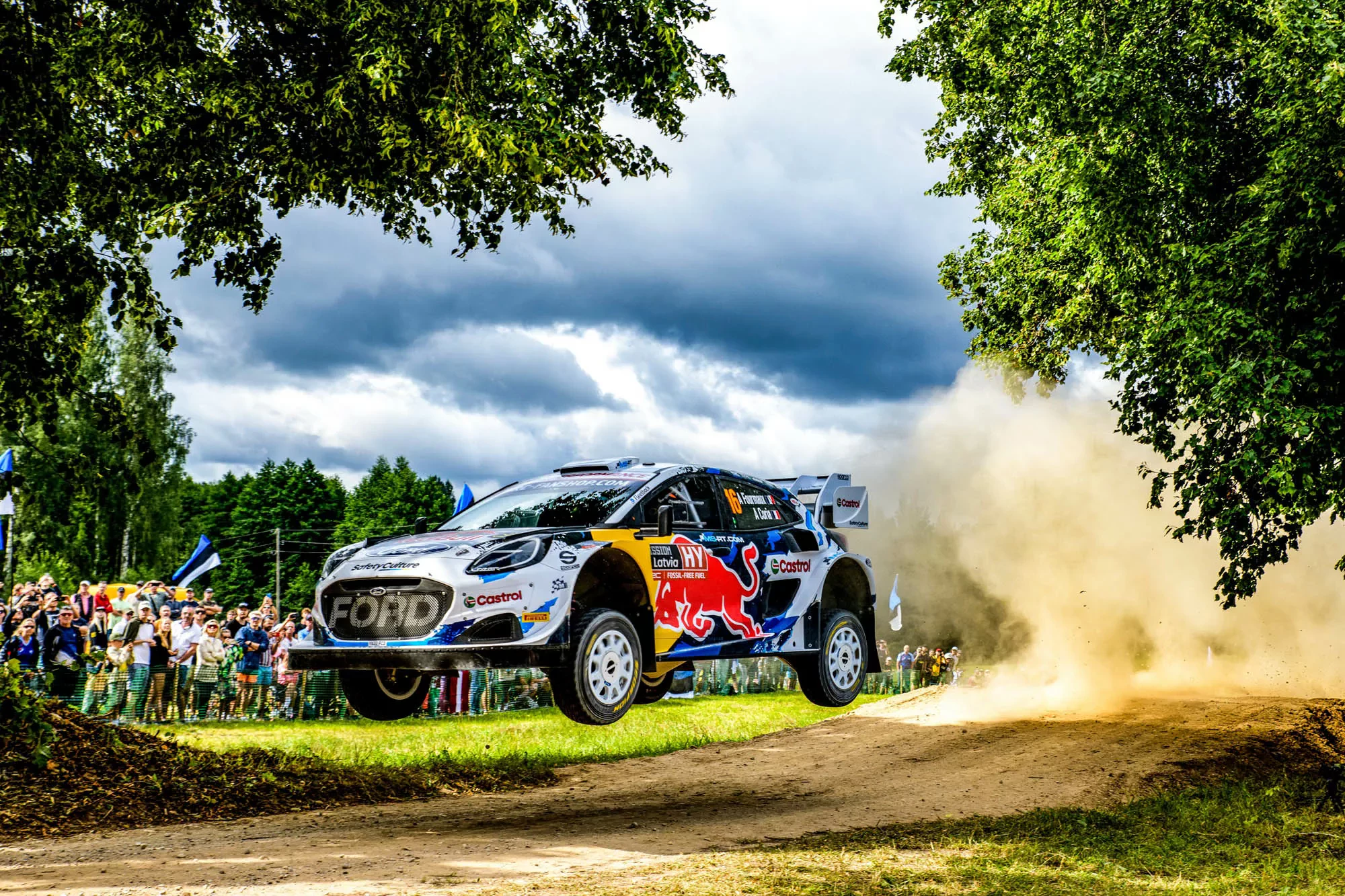 Adrien Fourmaux / Alex Coria / Ford Puma Rally1 / Rajd Łotwy 2024 / WRC