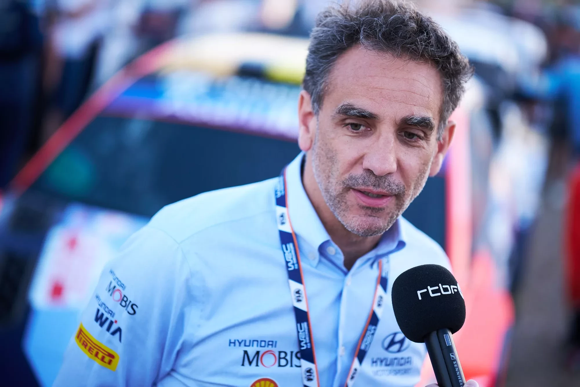 Cyril Abiteboul / Hyundai Motorsport / Rajd Polski 2024 / WRC