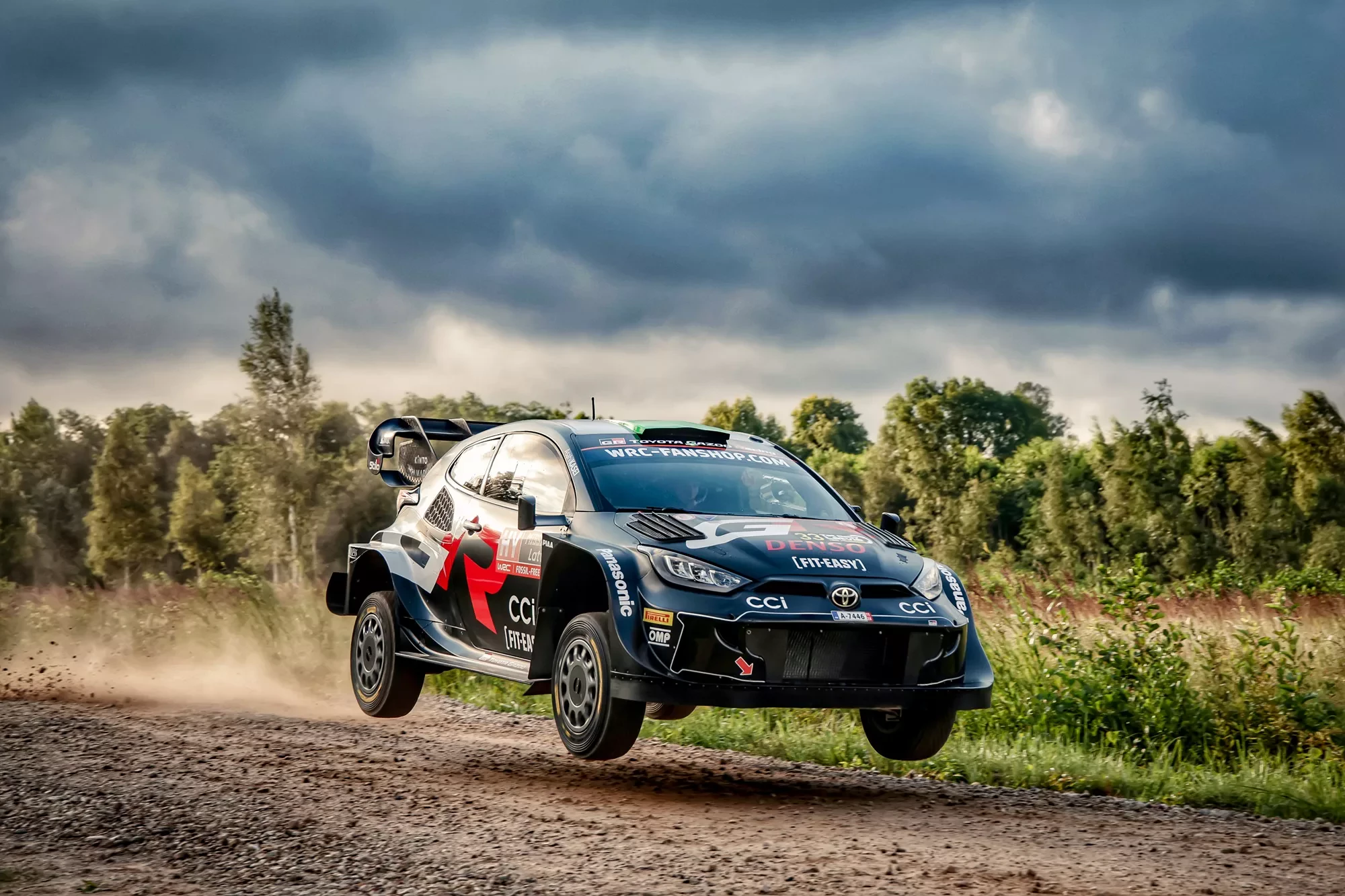 Elfyn Evans / Toyota GR Yaris Rally1 / Rajd Łotwy 2024 / WRC