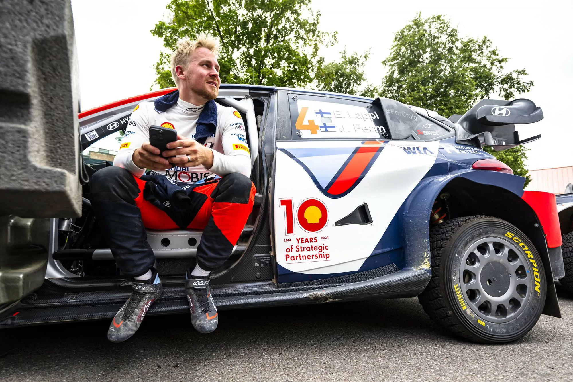 Esapekka Lappi / Hyundai i20 N Rally1 / Rajd Łotwy 2024 / WRC