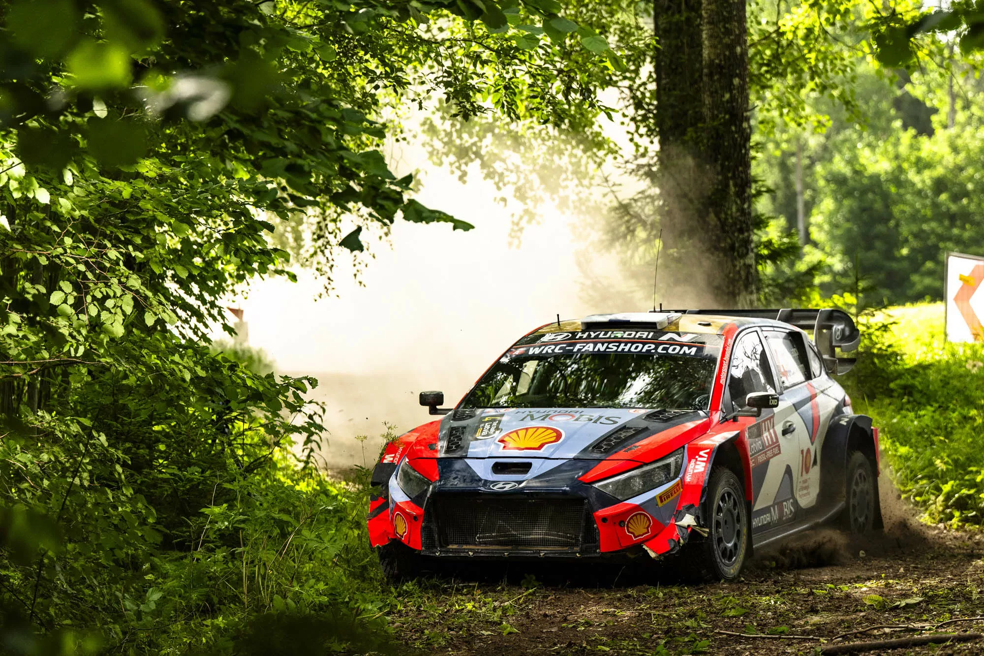 Esapekka Lappi / Hyundai i20 N Rally1 / Rajd Łotwy 2024 / WRC