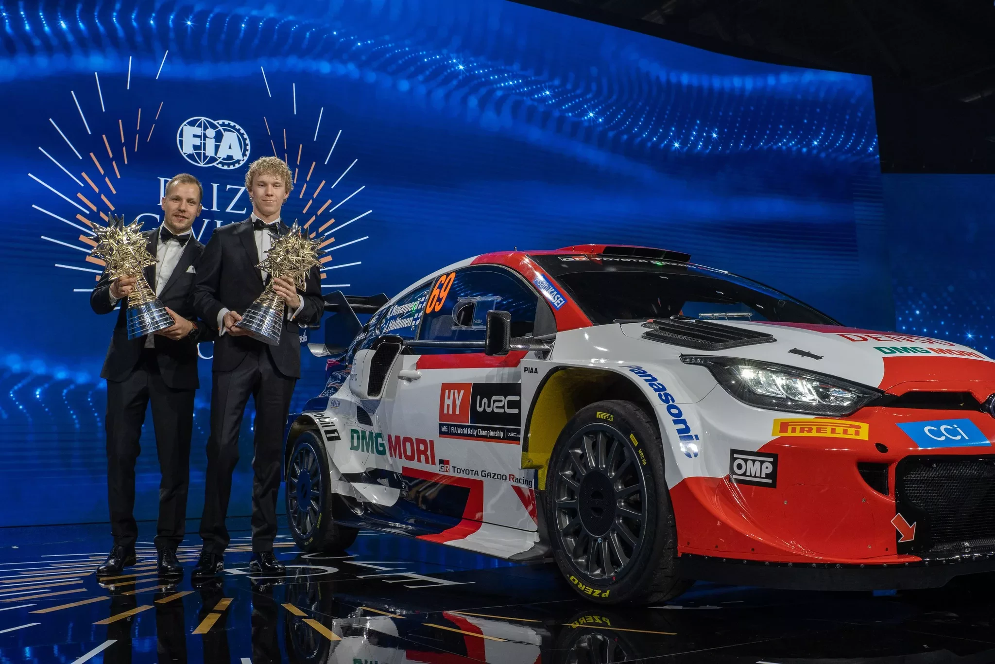 Kalle Rovanpera / Jonne Halttunen / Toyota GR Yaris Rally1 / pierwsze rajdowe mistrzostwo świata