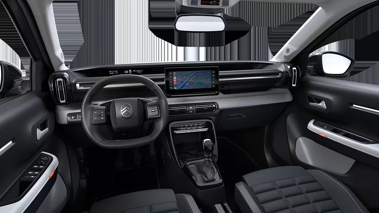 mini suv citroen c3 widok wnętrza