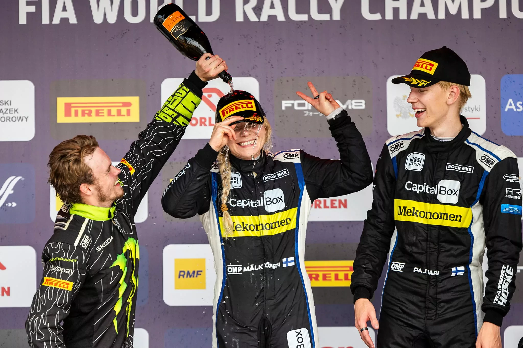 Oliver Solberg / Enni Malkonen / Sami Pajari / Rajd Polski 2024 / WRC