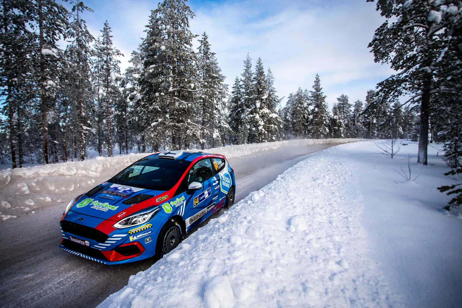 Sami Pajari / Enni Malkonen / Ford Fiesta Rally4 / Rajd Arktyczny 2021 / WRC