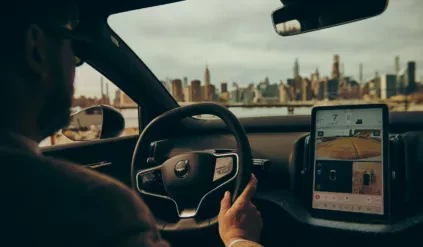 Volvo EX30 / wnętrze / Swoodish / tani SUV