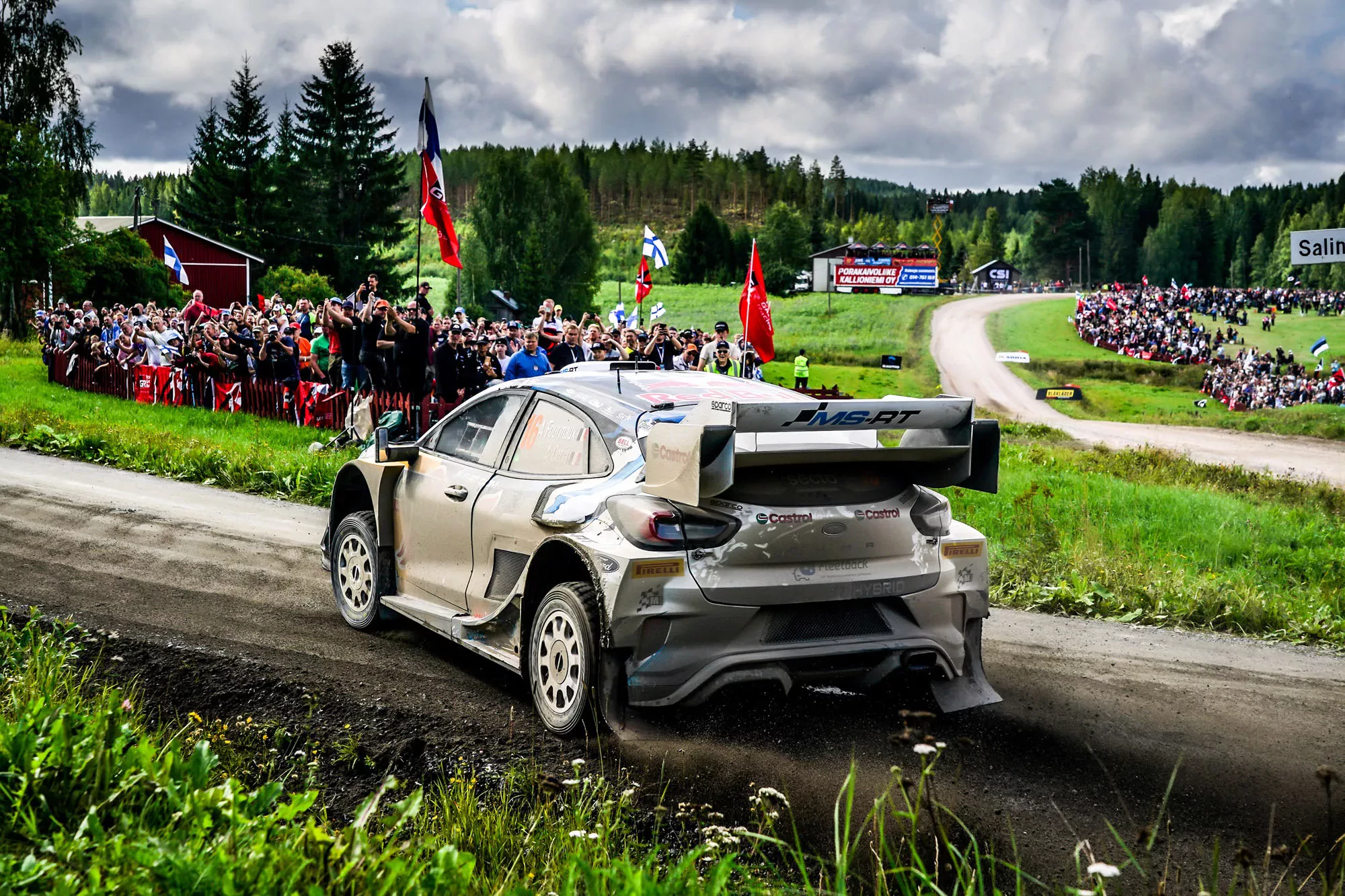 Adrien Fourmaux / Ford Puma Rally1 / Rajd Finlandii 2024 / WRC