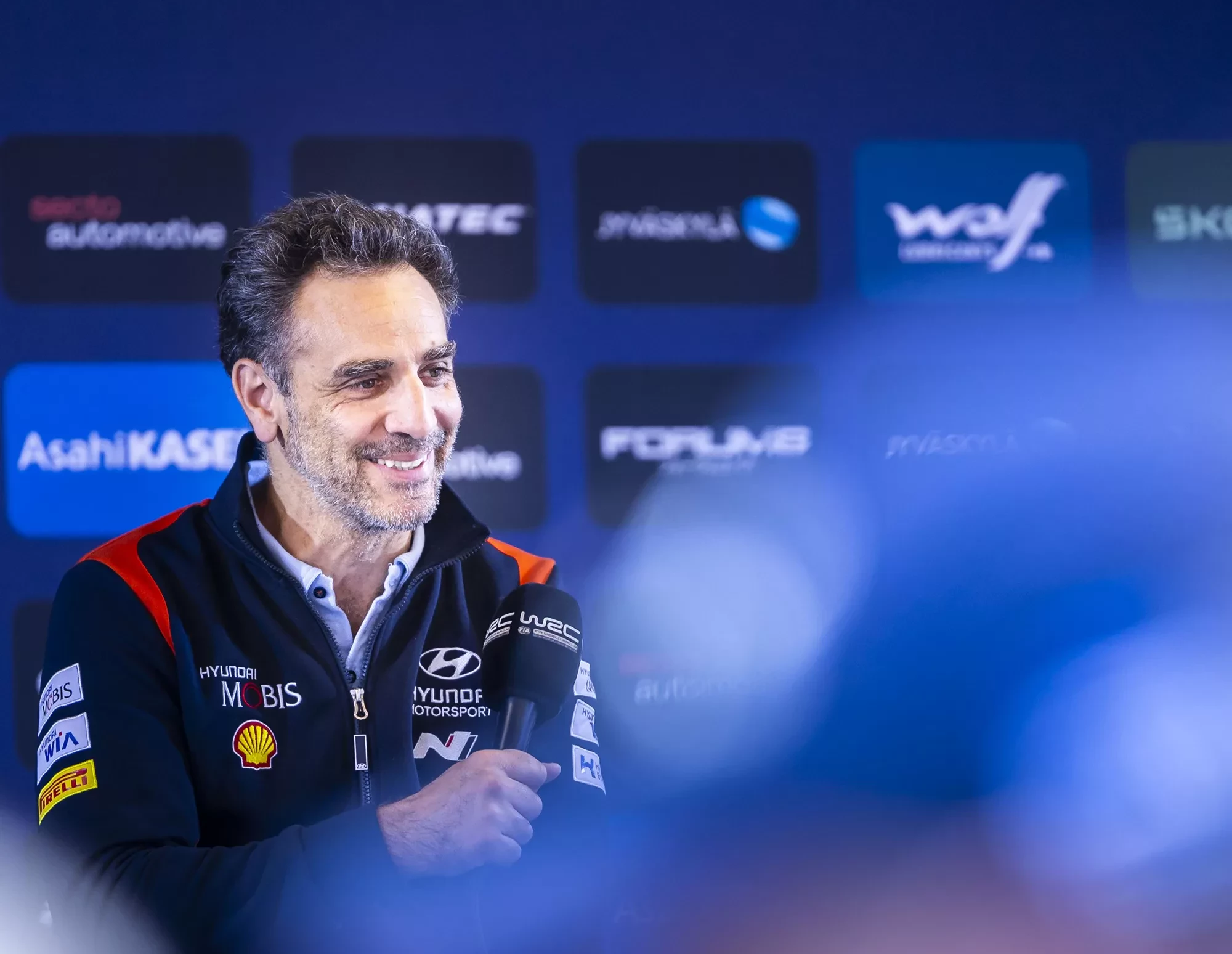 Cyril Abiteboul / Hyundai Motorsport / Rajd Finlandii 2024 / WRC