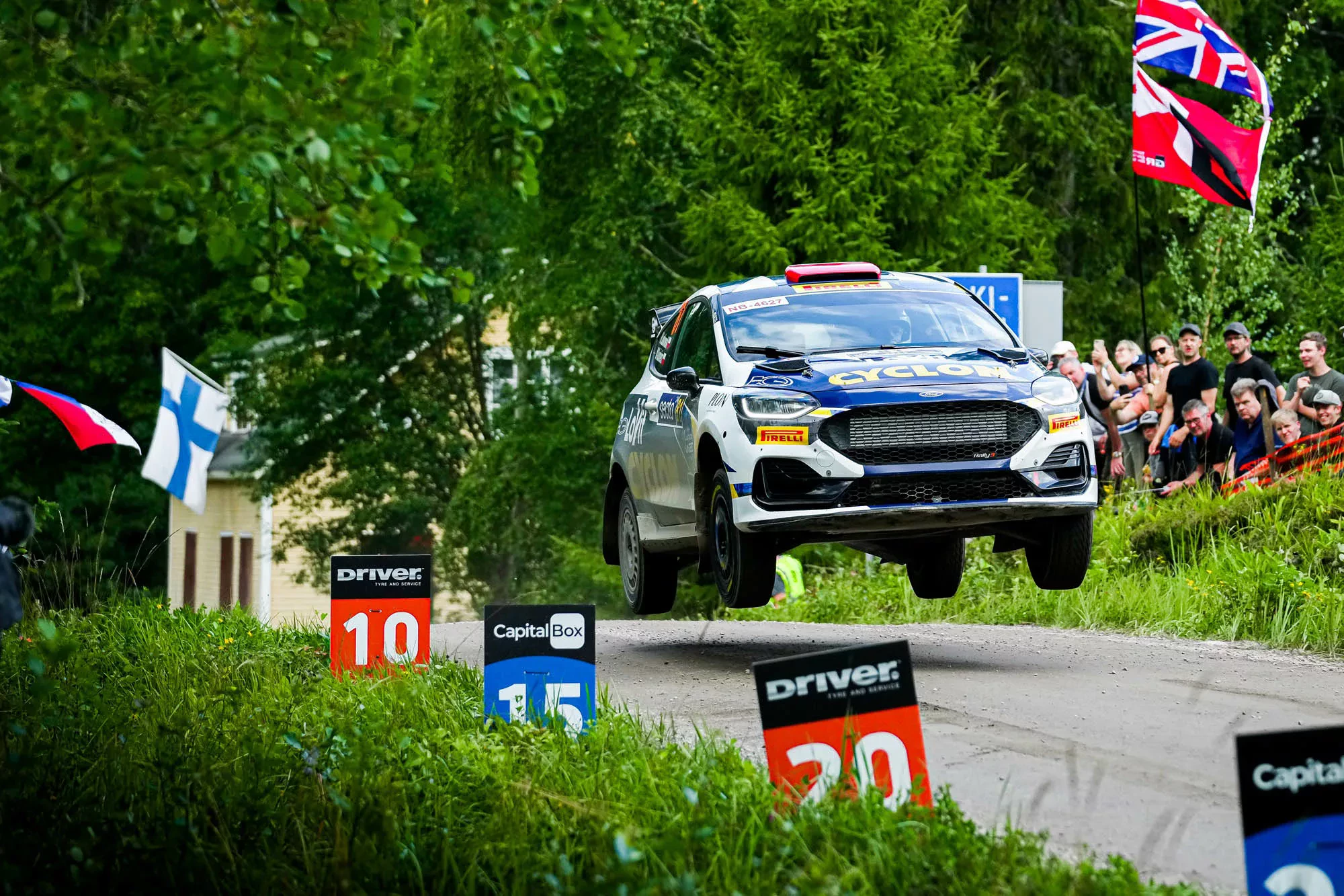 Hubert Laskowski / Ford Fiesta Rally3 / Rajd Finlandii 2024 / Junior WRC