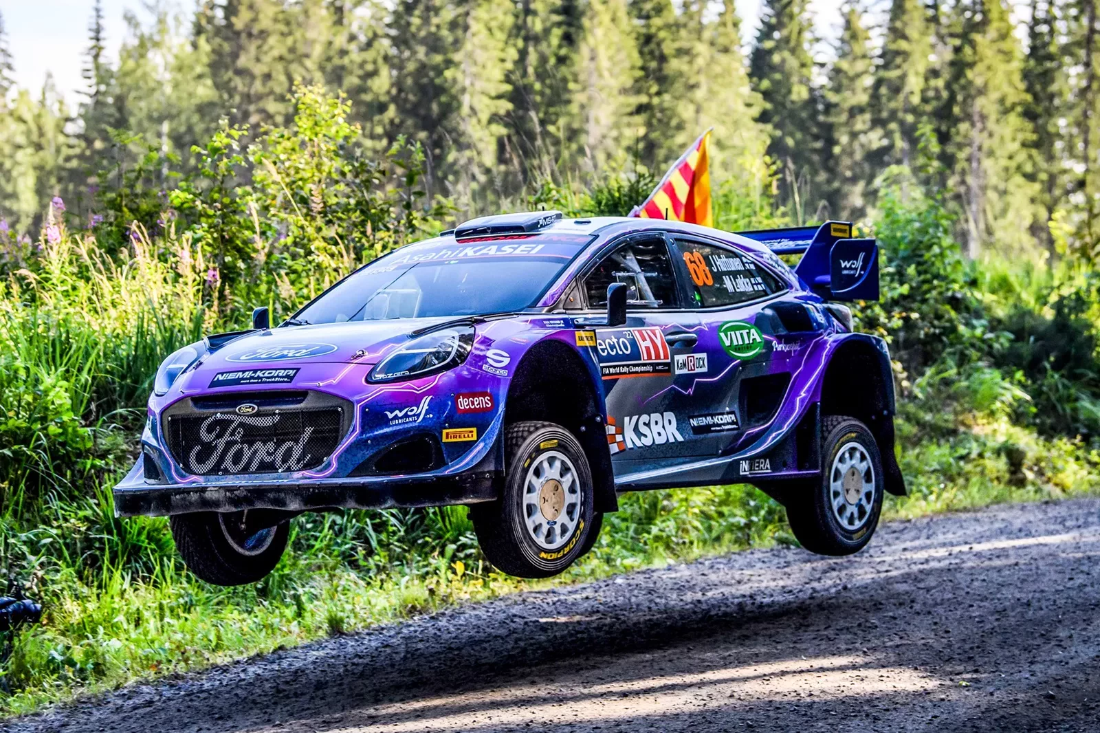 Jari Huttunen / Ford Puma Rally1 / Rajd Finlandii 2022 / WRC