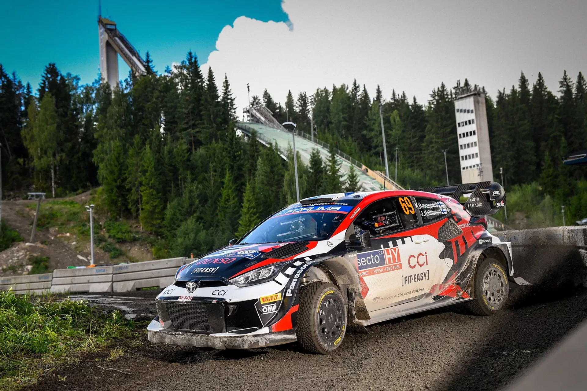 Kalle Rovanpera / Toyota GR Yaris Rally1 / Rajd Finlandii 2024 / WRC
