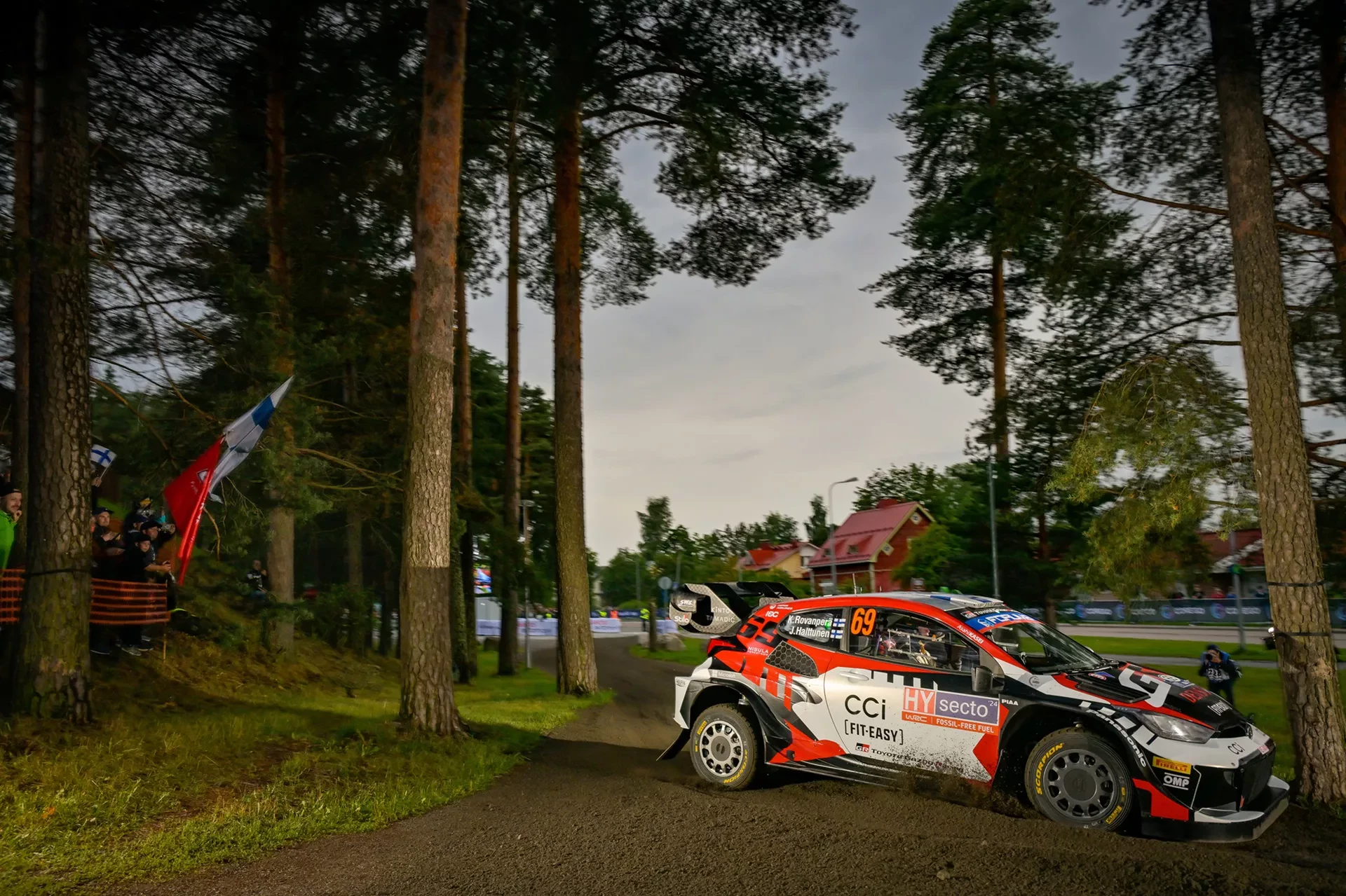 Kalle Rovanpera / Toyota GR Yaris Rally1 / Rajd Finlandii 2024 / WRC