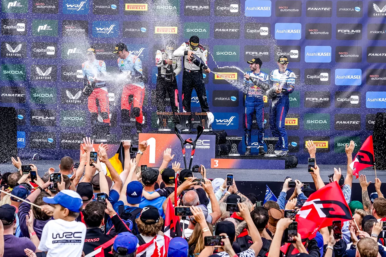 Rajd Finlandii 2024 / podium / WRC