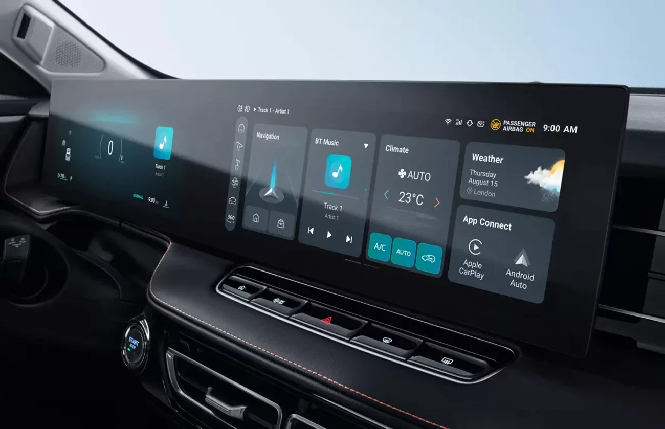 system informacyjno-rozrywkowy MG HS 2025