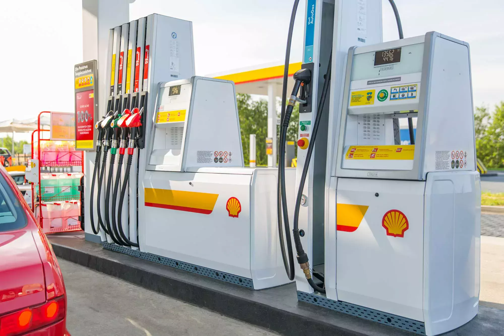 Stacja Shell / Shell V-Power / Radomsko / tankowanie paliwa / paliwo zimowe