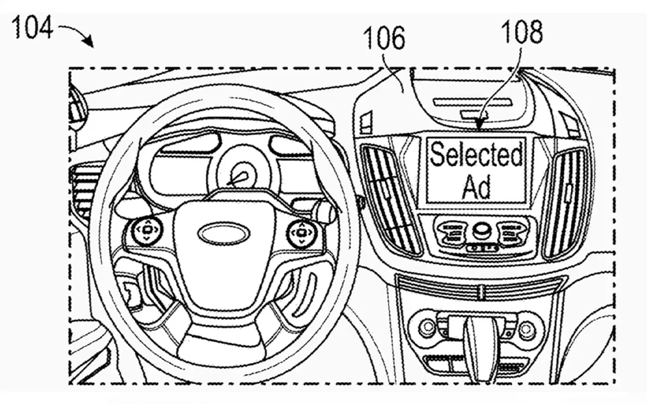 Ford ma patent na system reklamy