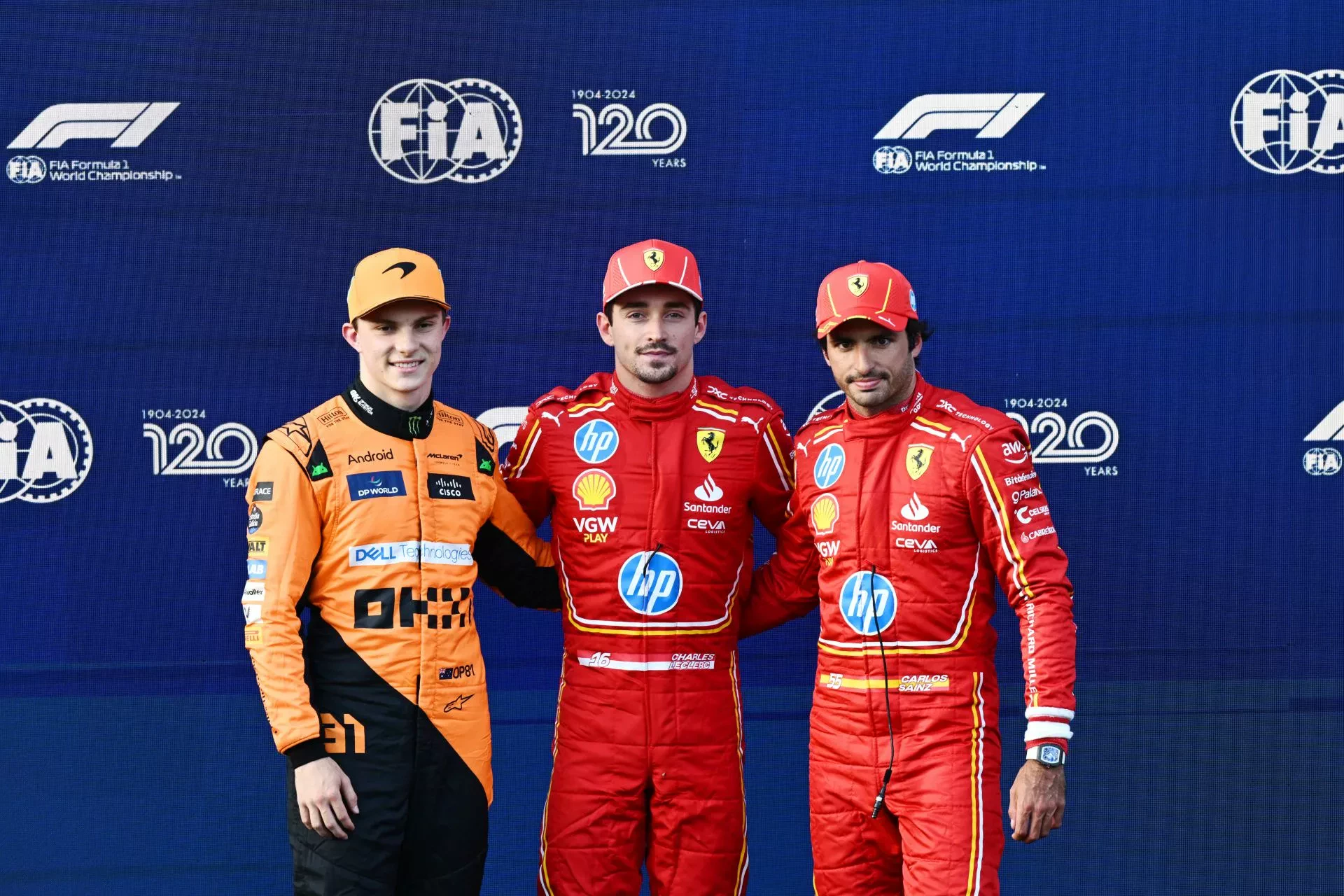 F1 Formuła 1 Grand Prix Azerbejdżanu Norris Verstappen Leclerc
