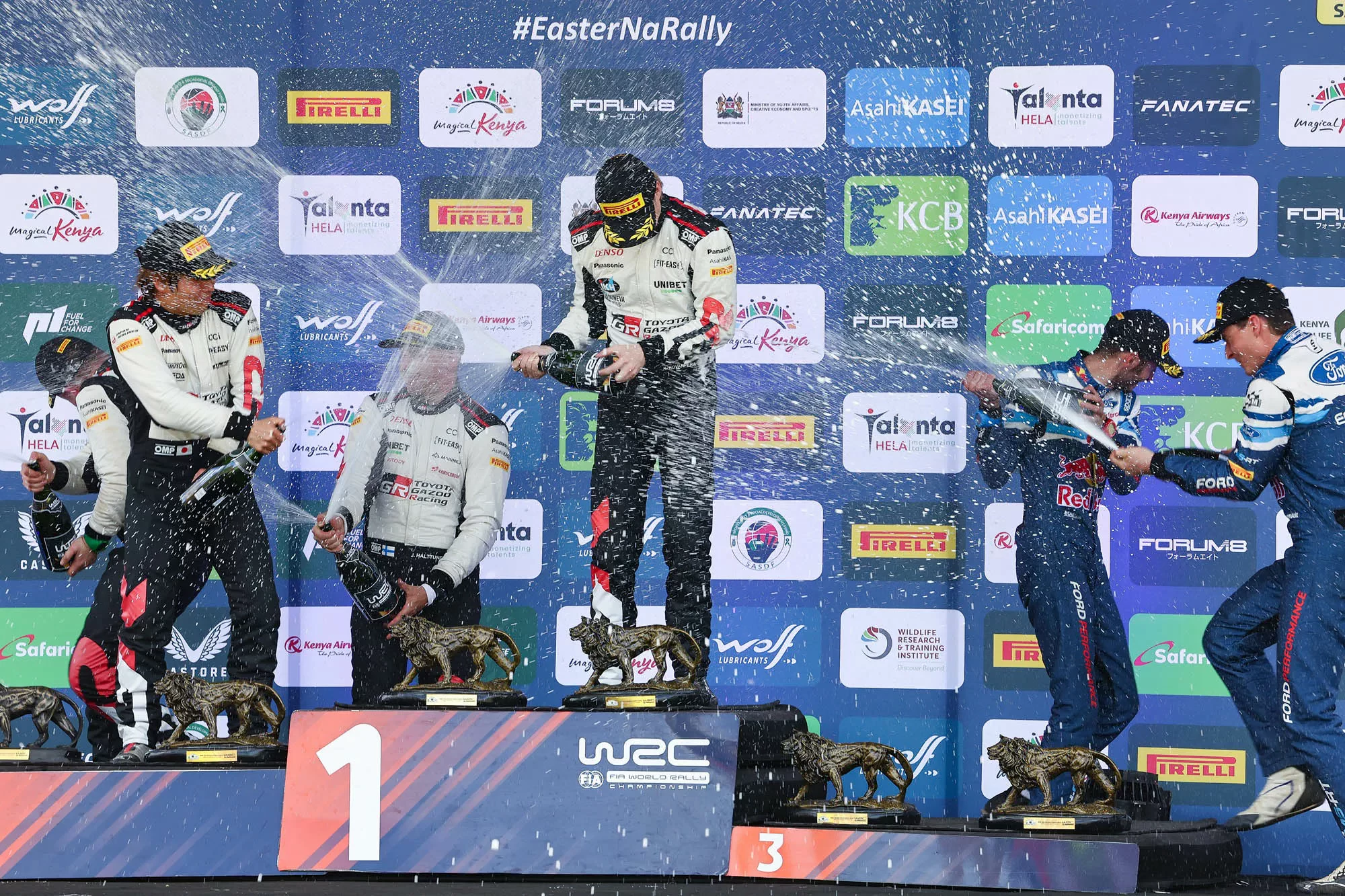 Podium Rajd Safari 2024 / WRC