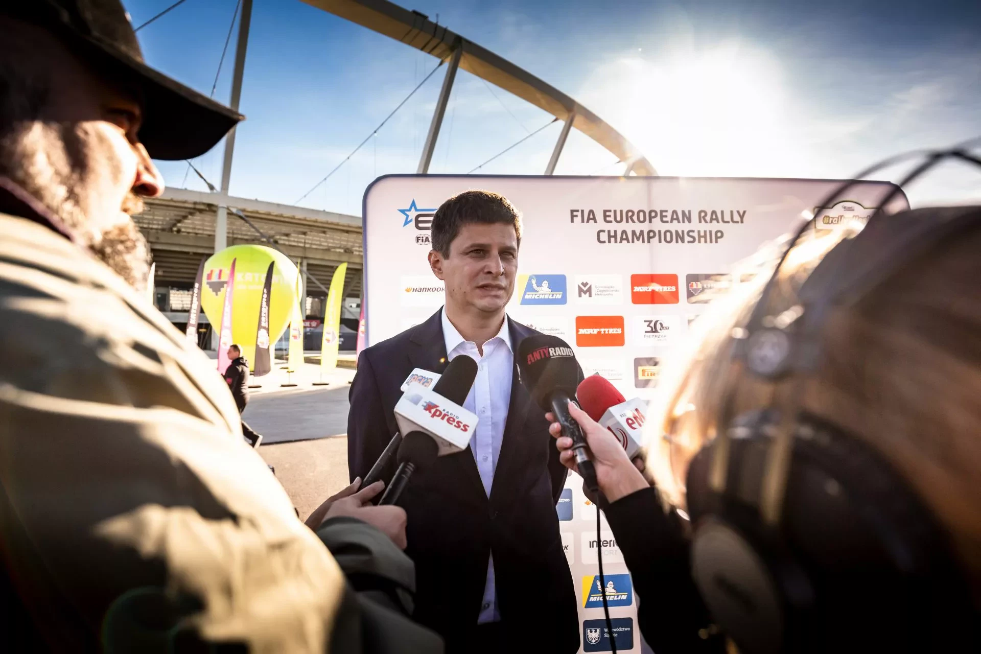 Rajd Śląska konferencja prasowa RSMP ERC Marczyk Szeja