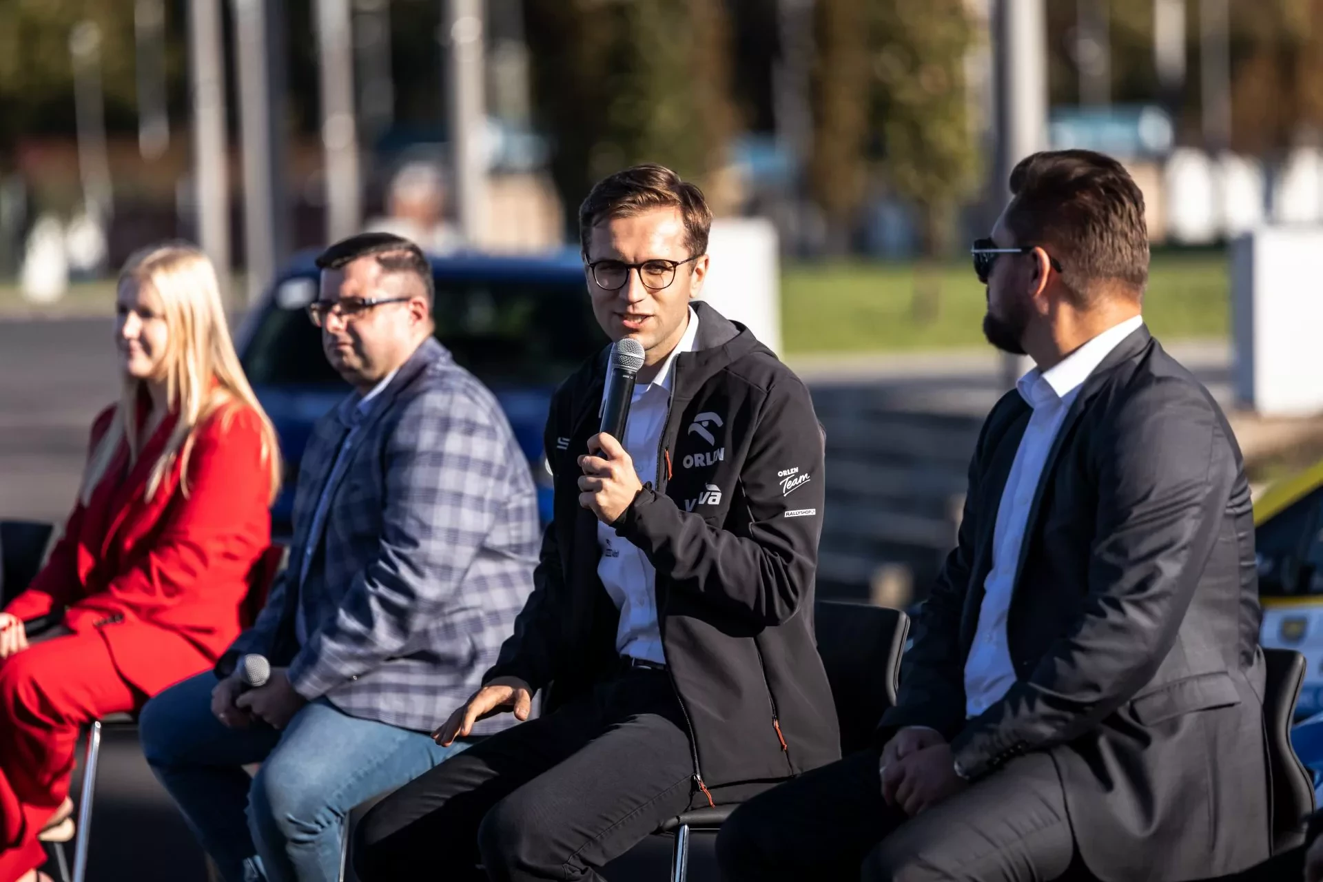 Rajd Śląska konferencja prasowa RSMP ERC Marczyk Szeja