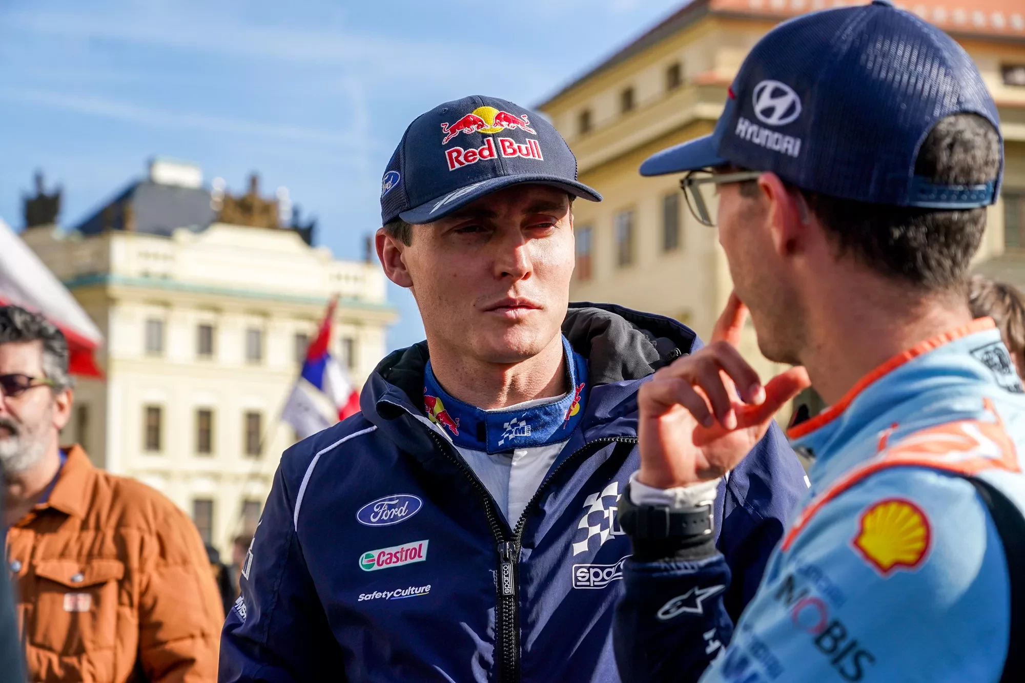 Adrien Fourmaux (M-Sport Ford) / Martijn Wydaeghe (Hyundai) / Rajd Europy Środkowej 2024 / WRC