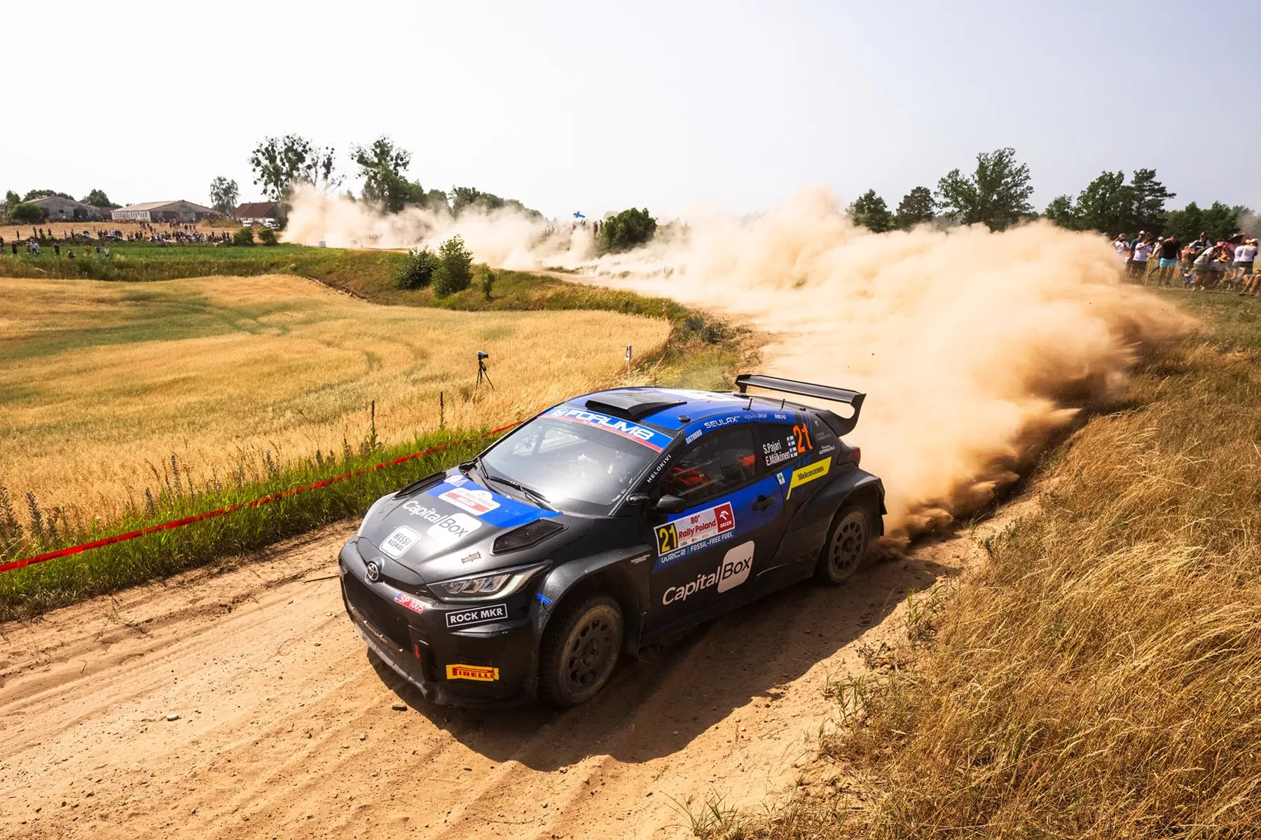 Sami Pajari / Toyota GR Yaris Rally2 / Rajd Polski 2024 / WRC