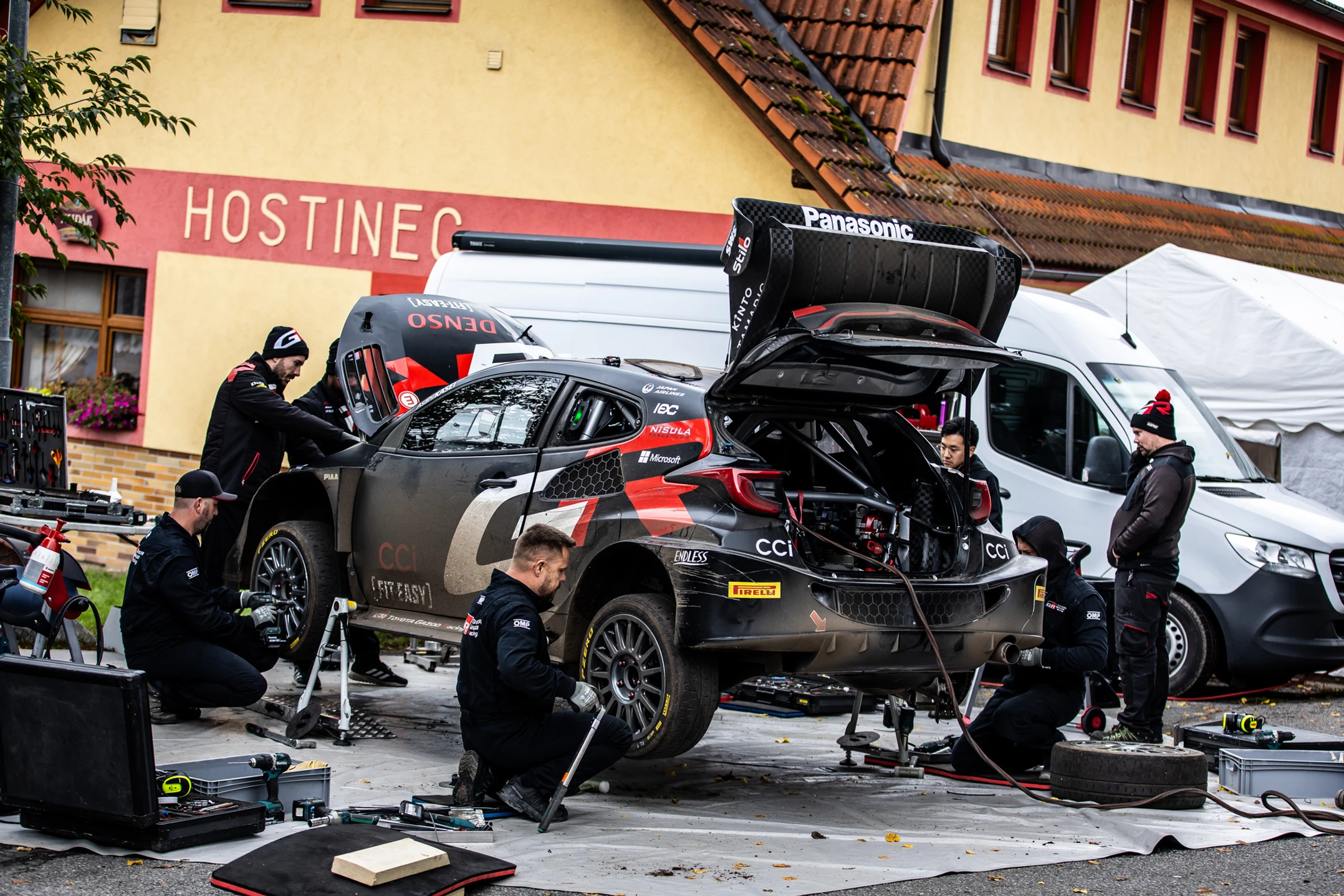 Sebastien Ogier / Toyota GR Yaris Rally1 / testy w Czechach / WRC
