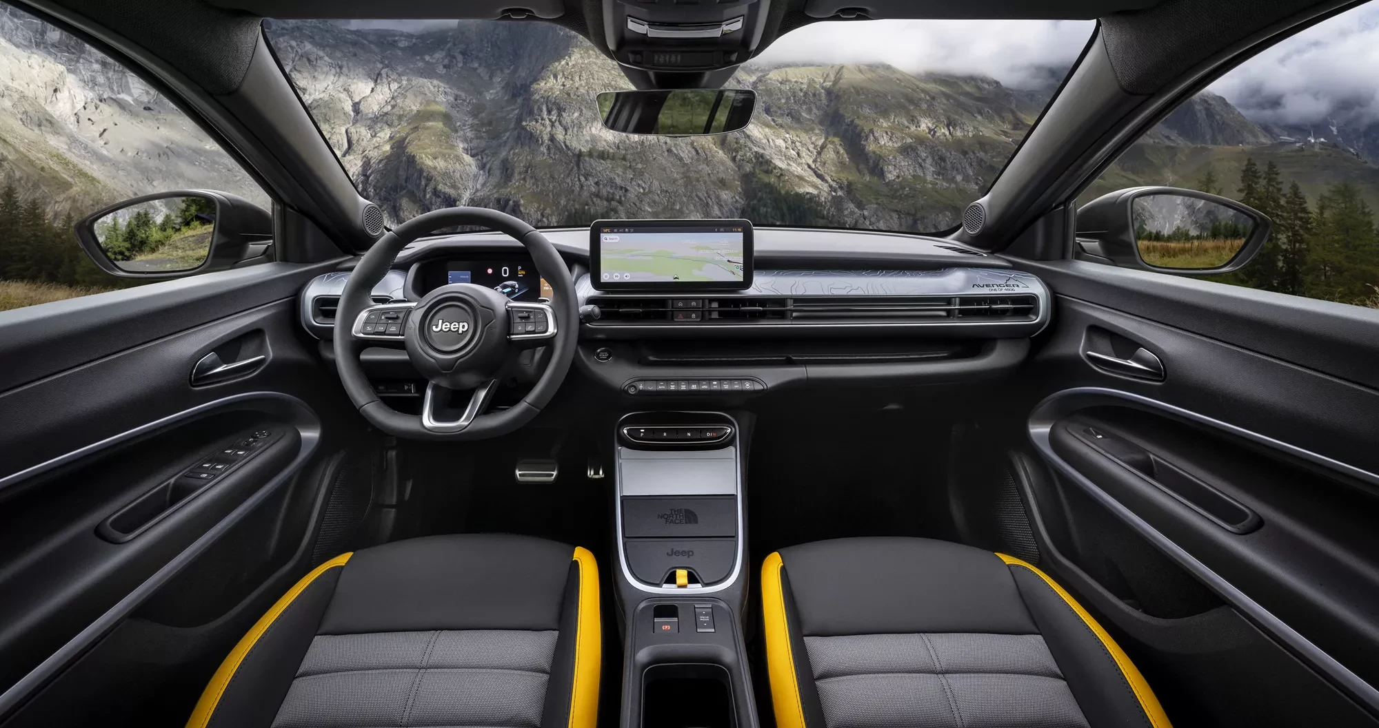 Jeep Avenger 4xe The North Face Edition wnętrze