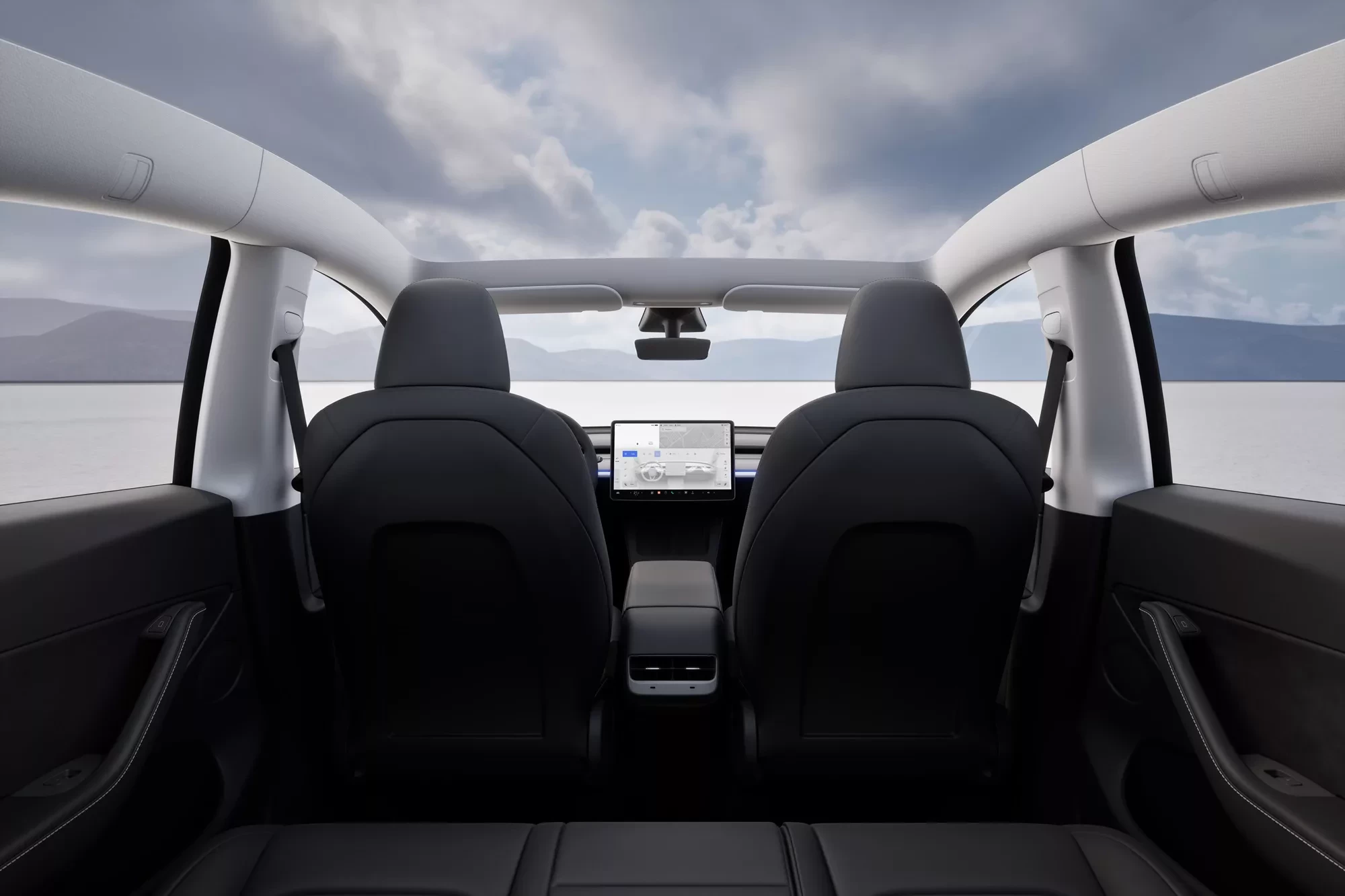 Tesla Model Y wnętrze