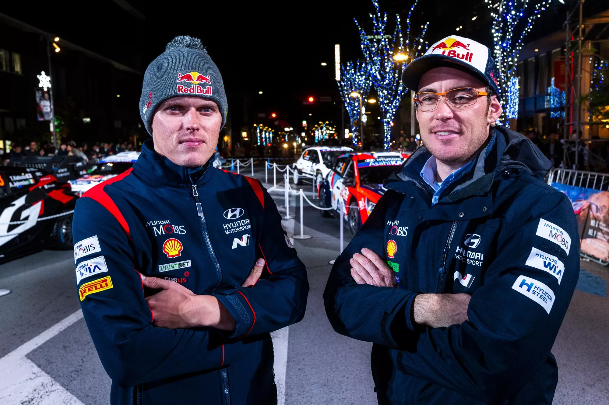 Ott Tanak i Thierry Neuville / Rajd Japonii 2024 / WRC