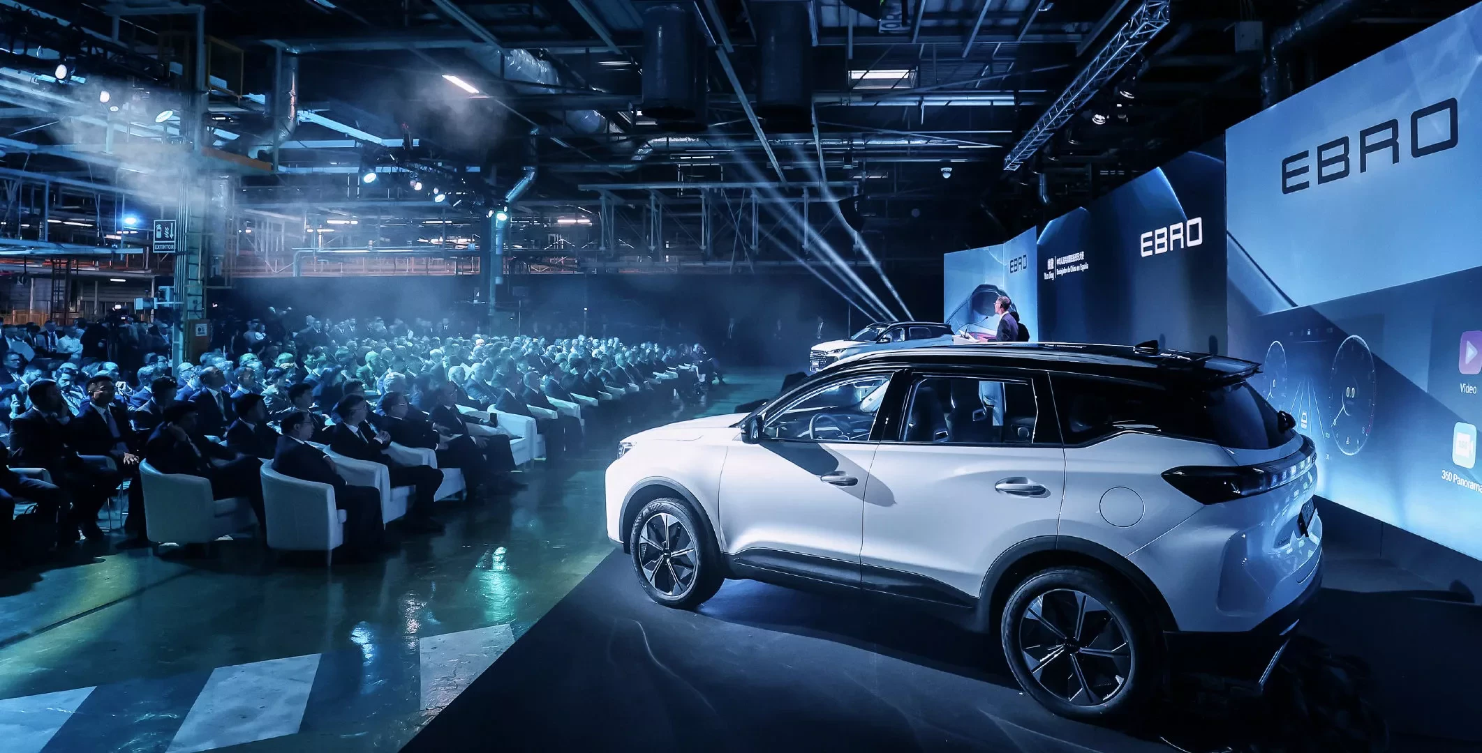 SUV Ebro S700 zjeżdża z tasmy monatażowej w Hiszpanii