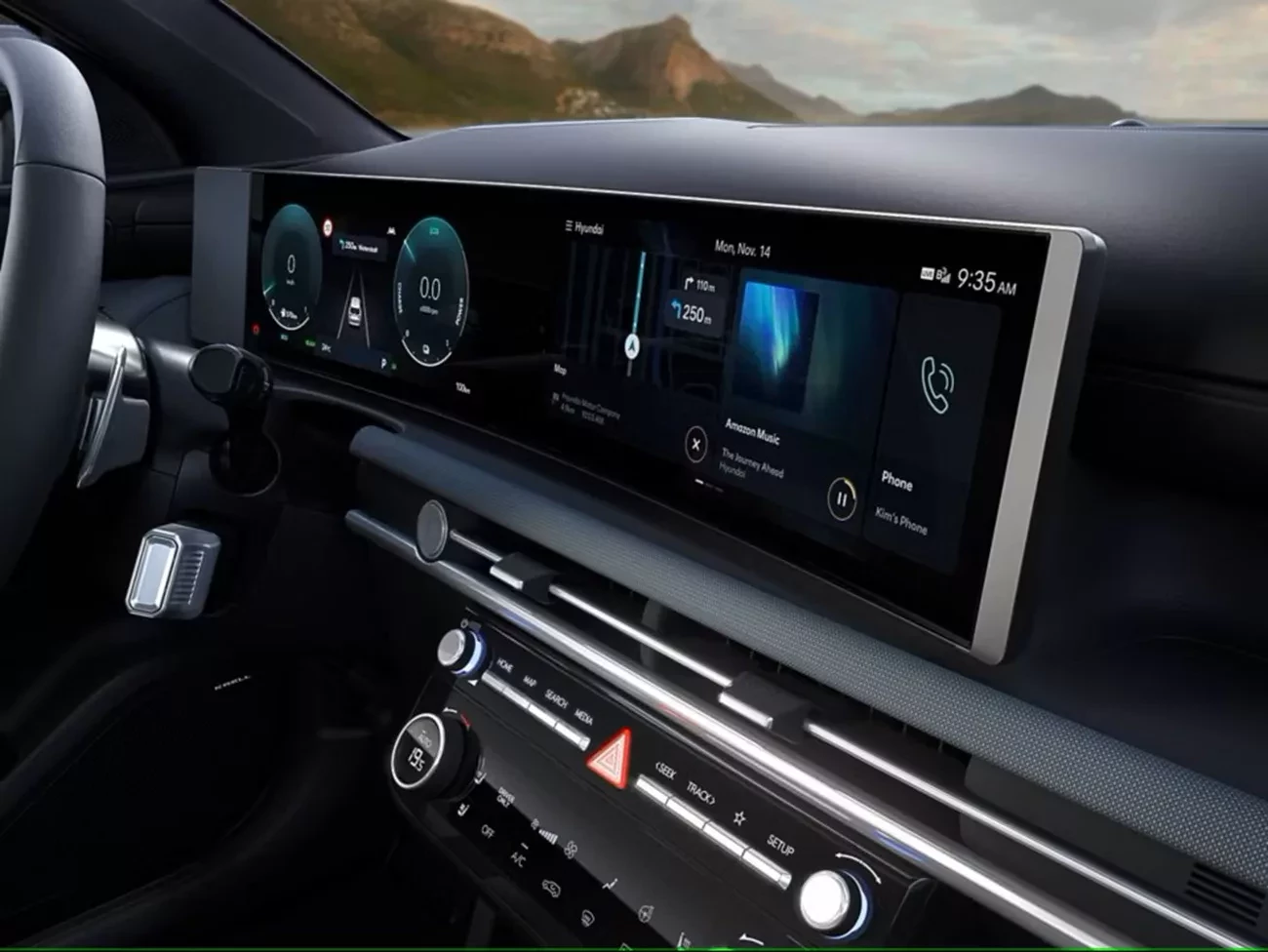 wnętrze modelu Hyundai Tucson 2025 HEV