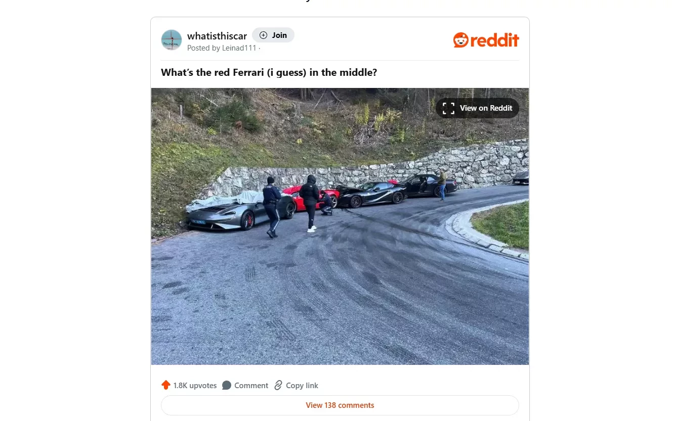 karambol supersamochodów ferrari mclaren bentley