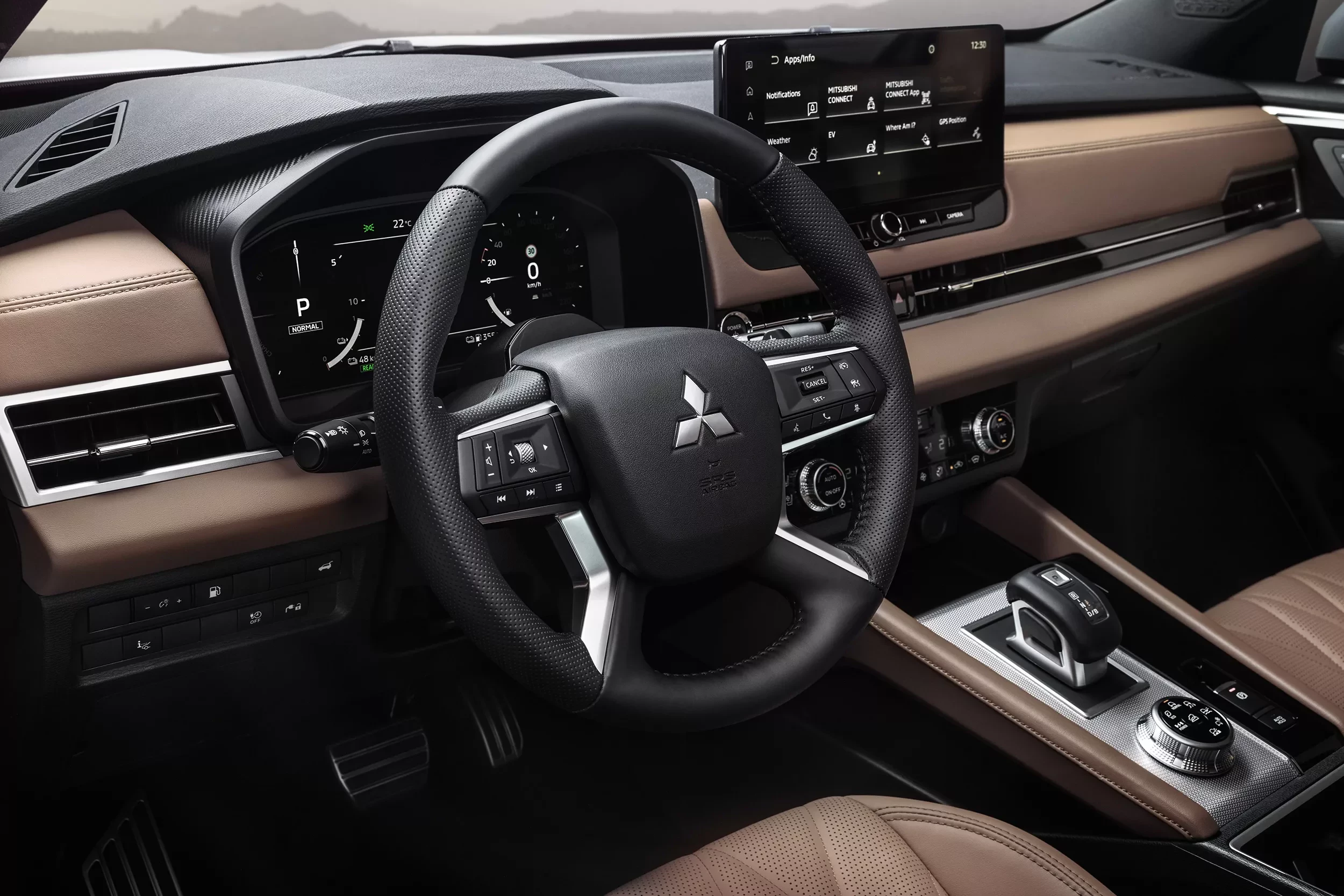 wnętrze Mitsubishi Outlander PHEV 2025