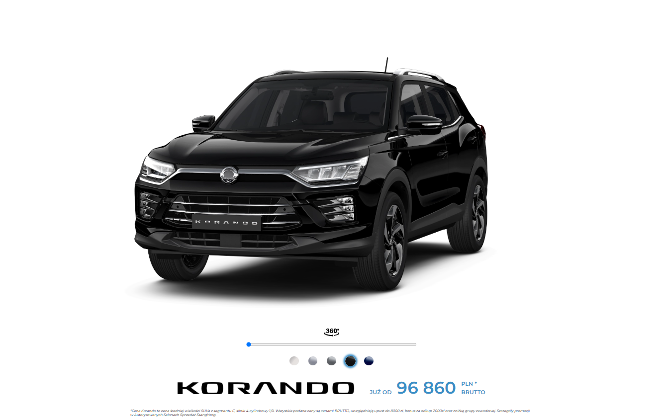 wyprzedaż 2024 SUV KGM Korando