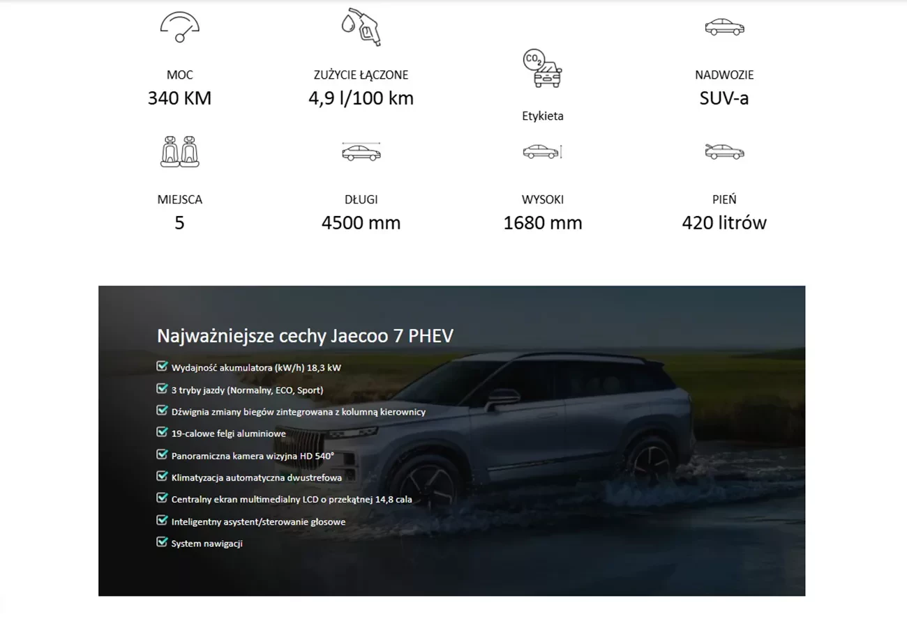 Jaecoo 7 PHEV