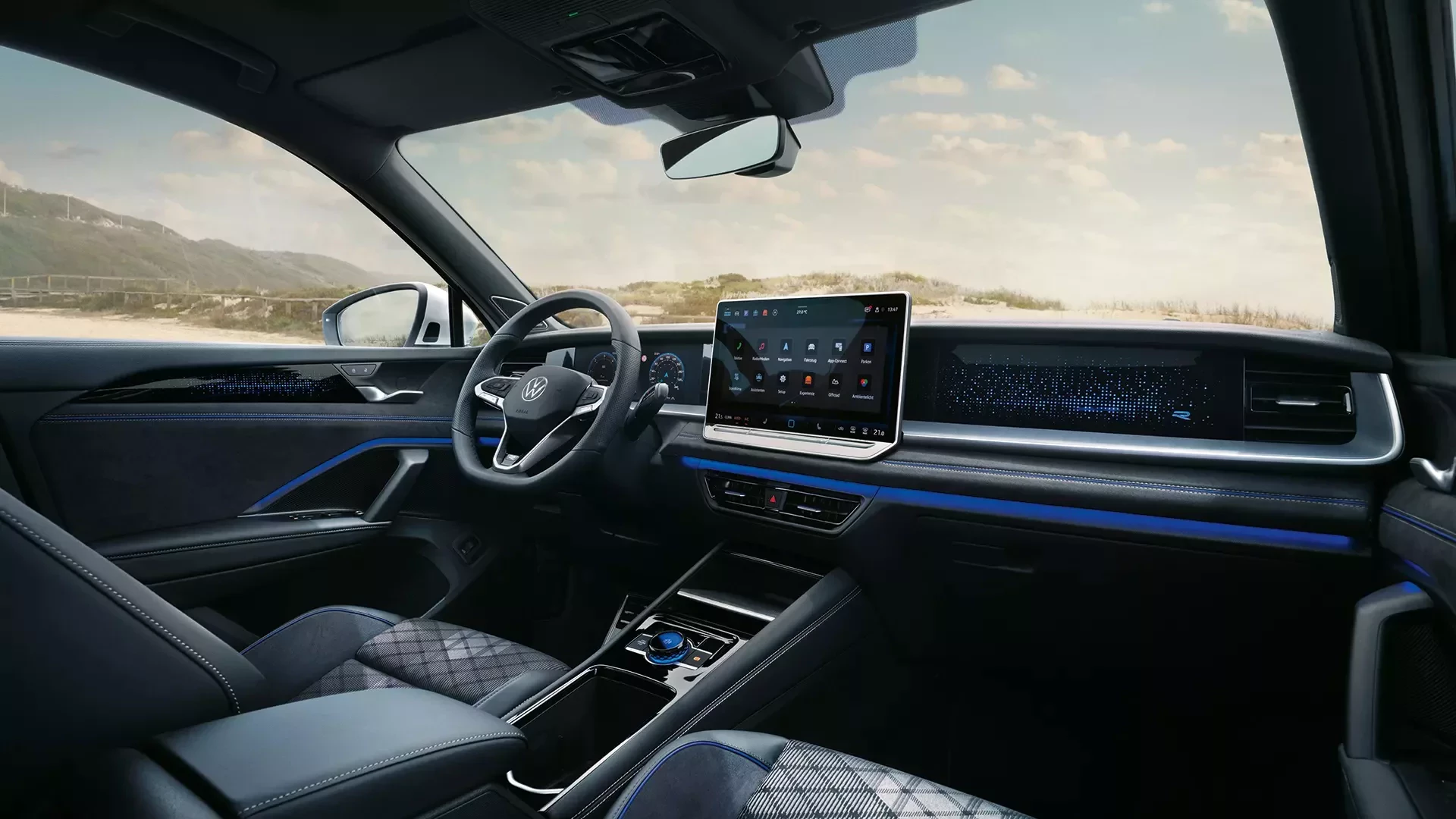 Vokswagen Tayron_interior_front_view 2025