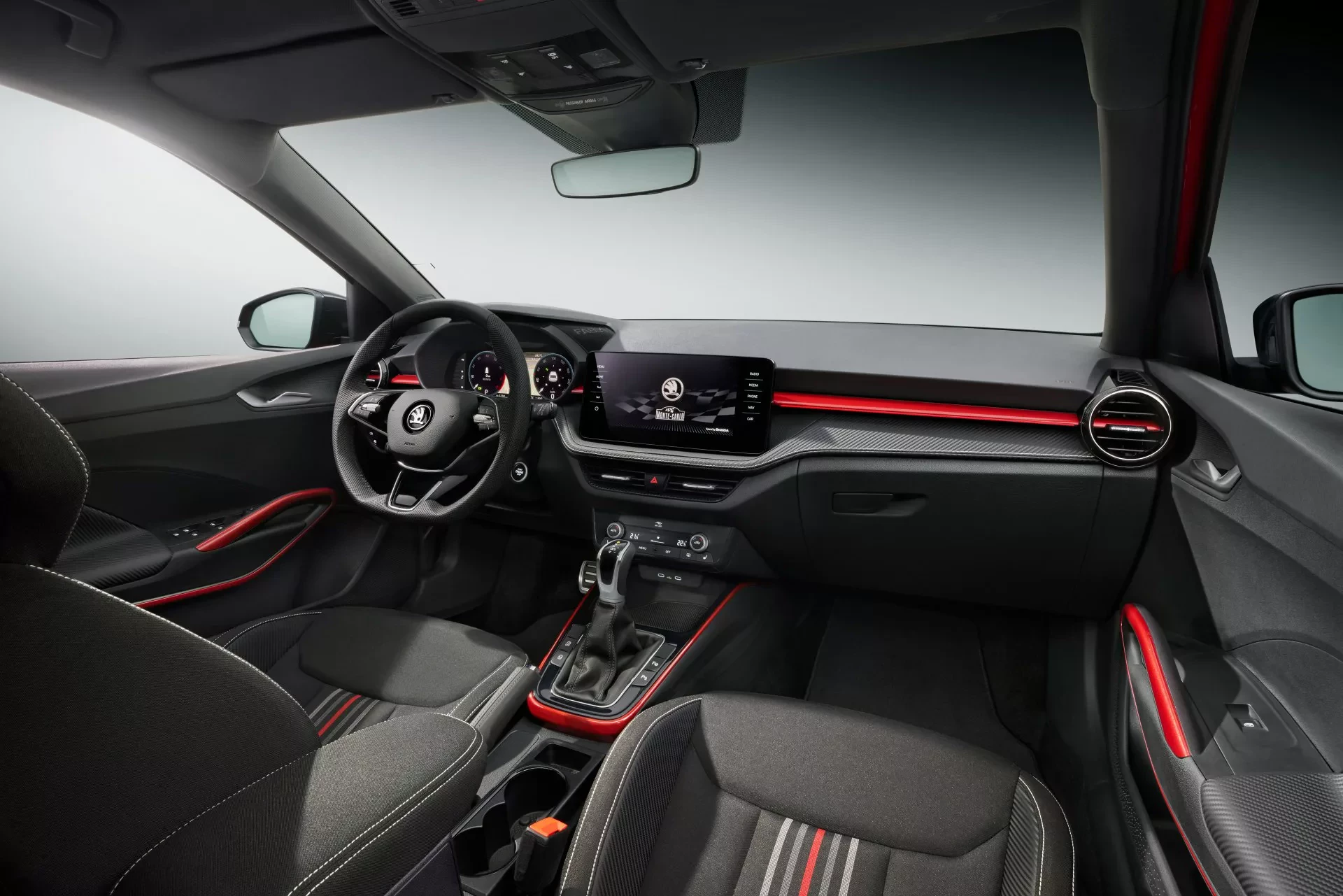 Skoda Fabia Monte Carlo wnętrze