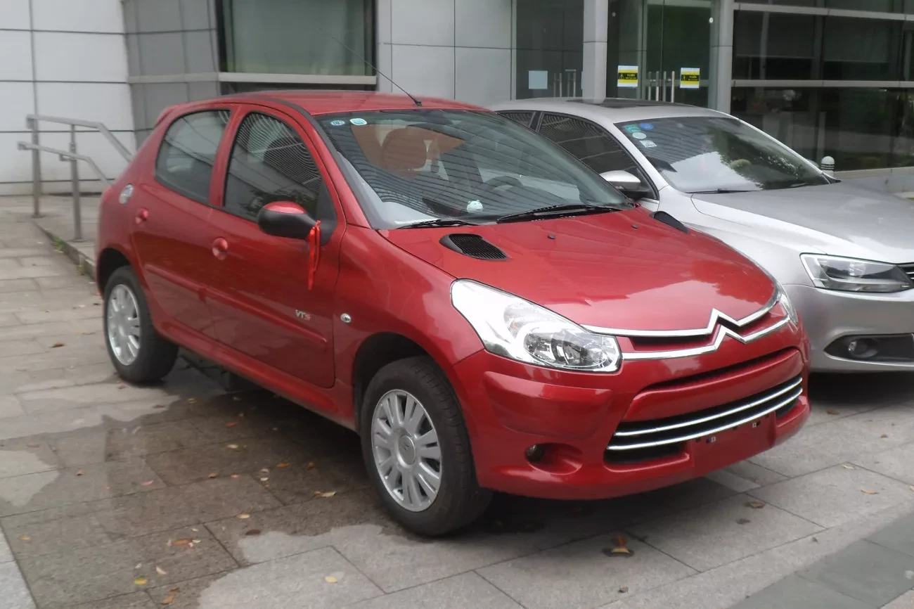 Citroen C2 Peugeot 206 chiny chińskie auta
