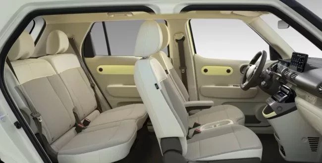 Hyundai Inster wnętrze 2025