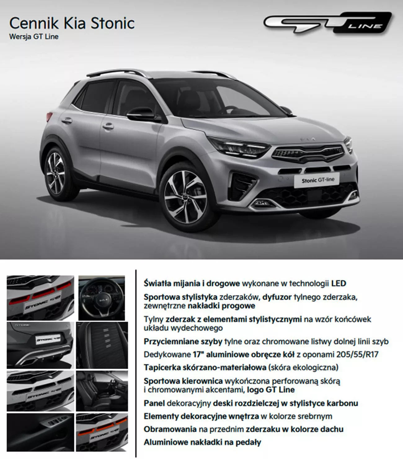 wyposażenie Kia Stonic GT Line 2024