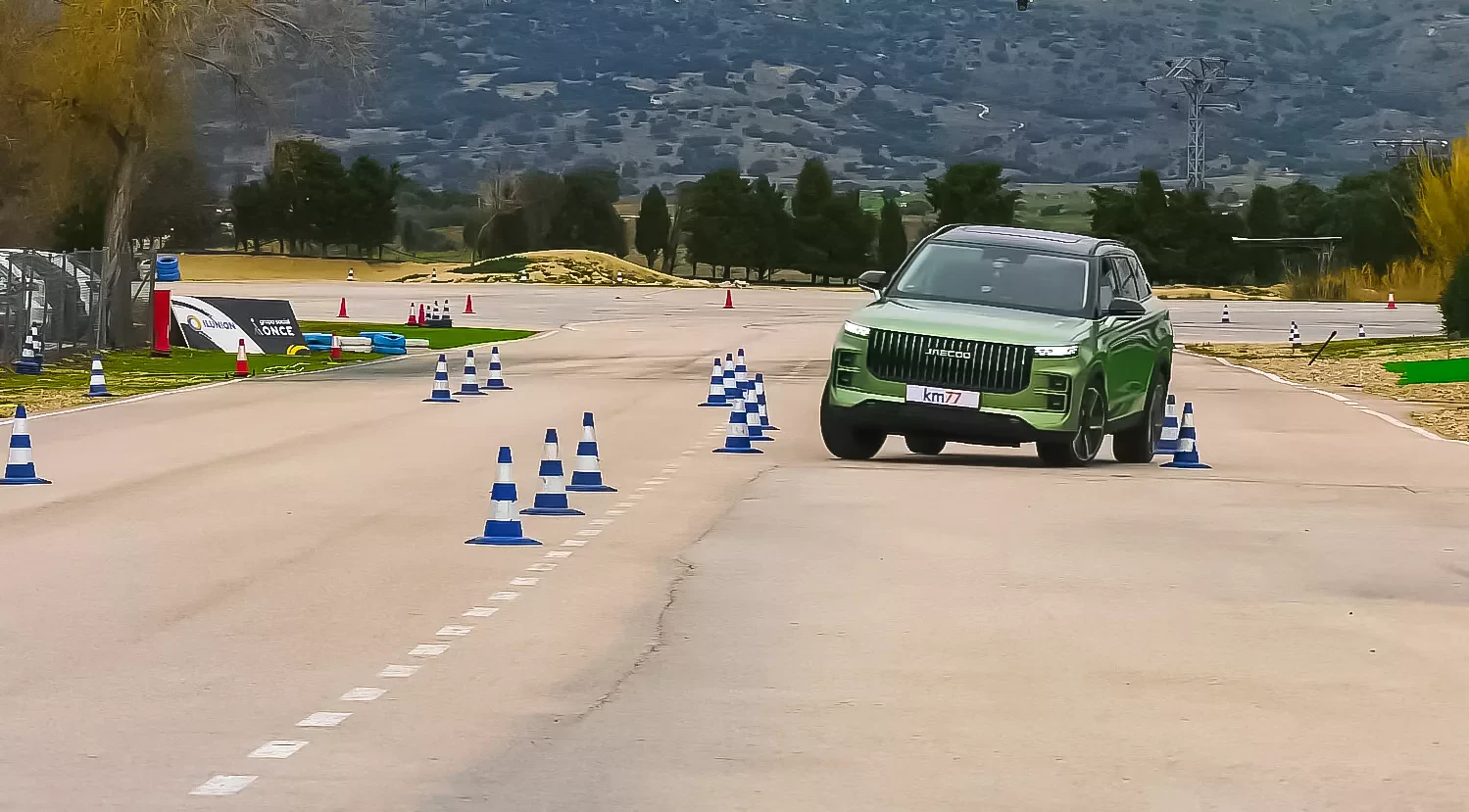SUV Jaecoo 7 test łosia 2025