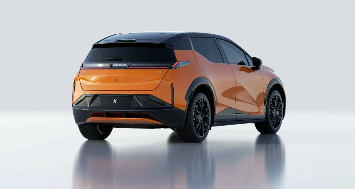 Zeekr X. 2025 widok z tyłu