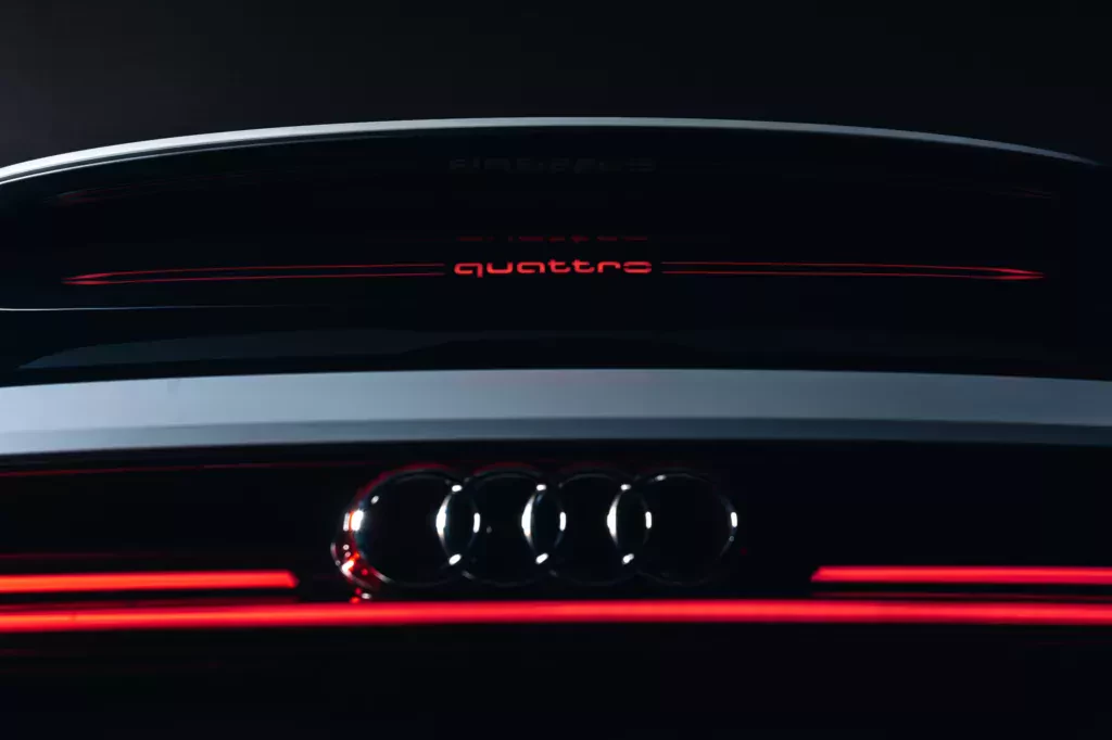 Audi Mapping light spoiler